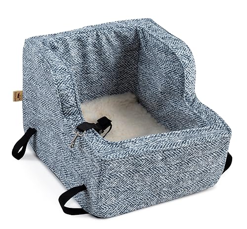 Snoozer Luxury High Back Console Pet Car Seat - Show Dog Collection, Extra Large - Palmer Indigo