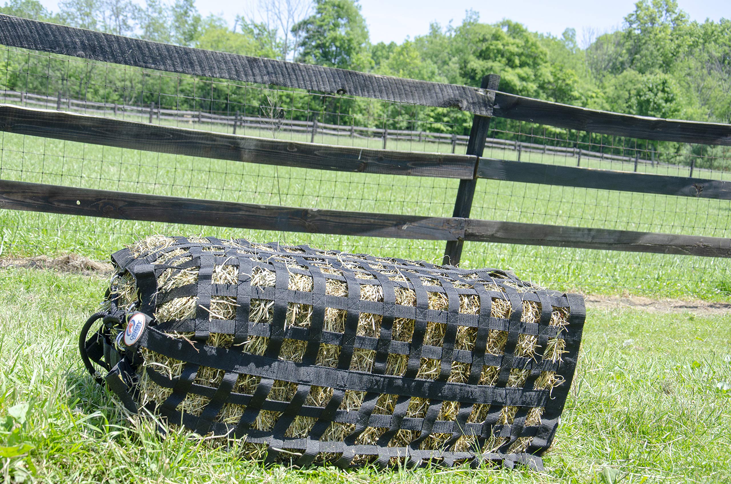 Derby Originals Xl Go Around Slow Feeder Horse Hay Bag With Super Tough Bottom And 1 Year Warranty, Red, 71-7132-Red