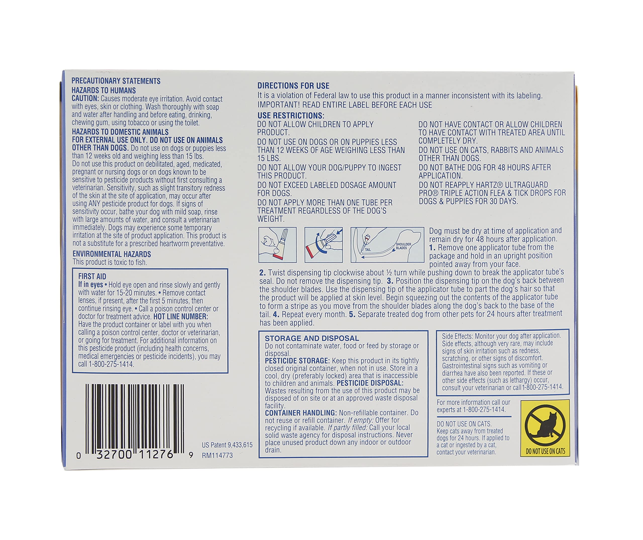 Hartz UltraGuard Pro Topical Flea & Tick Prevention for Dogs and Puppies, 15-30 lbs 6 Monthly Treatments