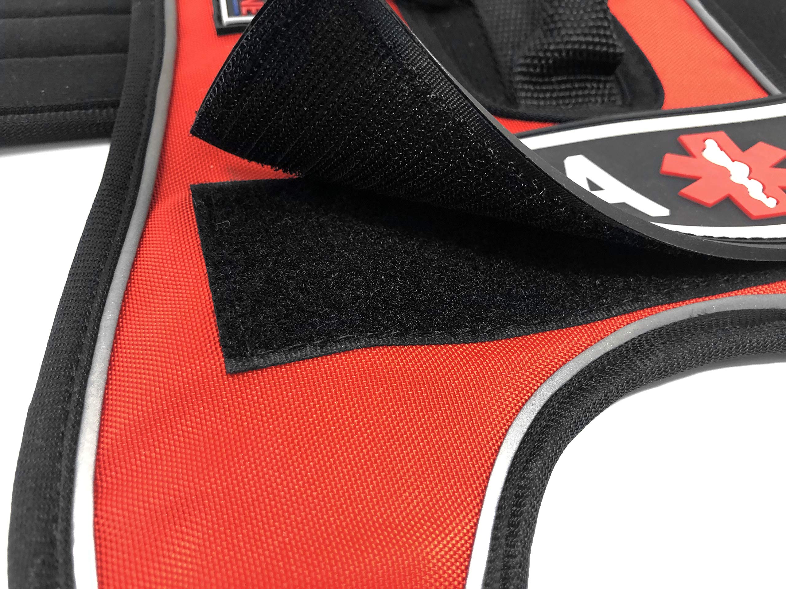 Dogline Emotional Support Animal Patch For Dog Harness And Vest Esa Removable 3D Rubber Patches Hook Backing For Small Or Large Service Dogs