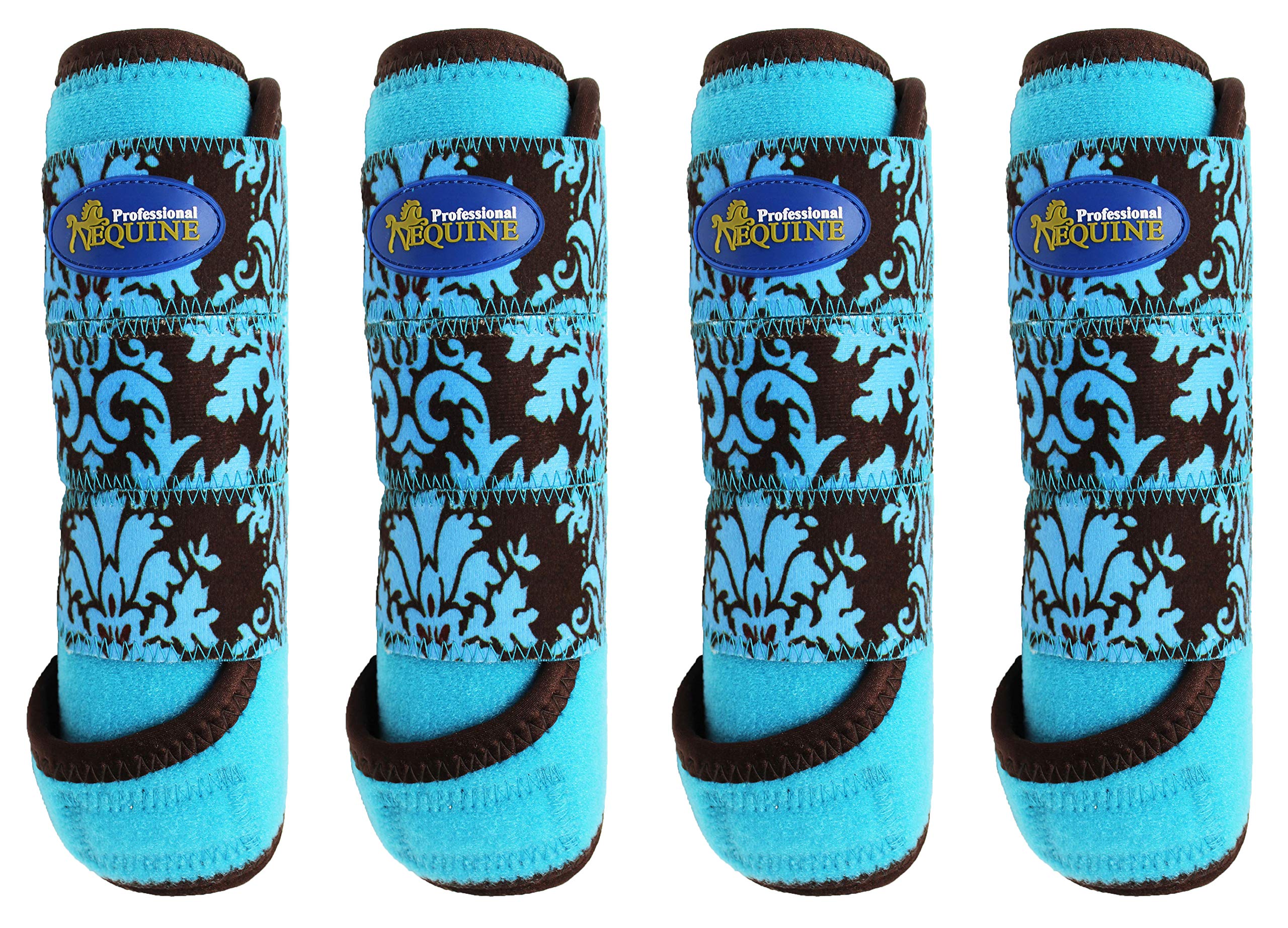 Professional Equine Horse Medium 4-Pack Sports Medicine Splint Boots 4169C