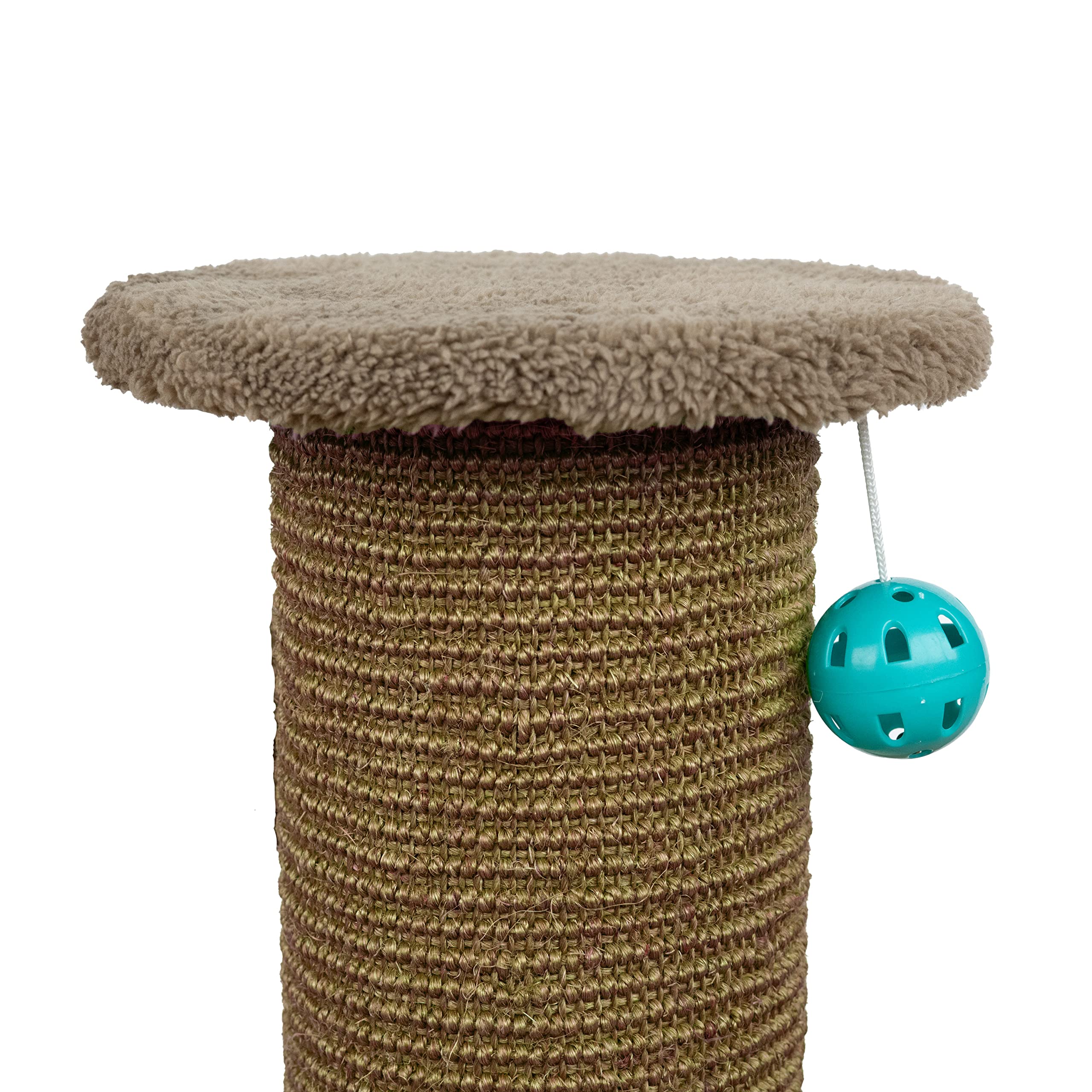 Kitty City Sisal Post Scratcher, Scratch Perch Cover Replacements 2Pk, Tan