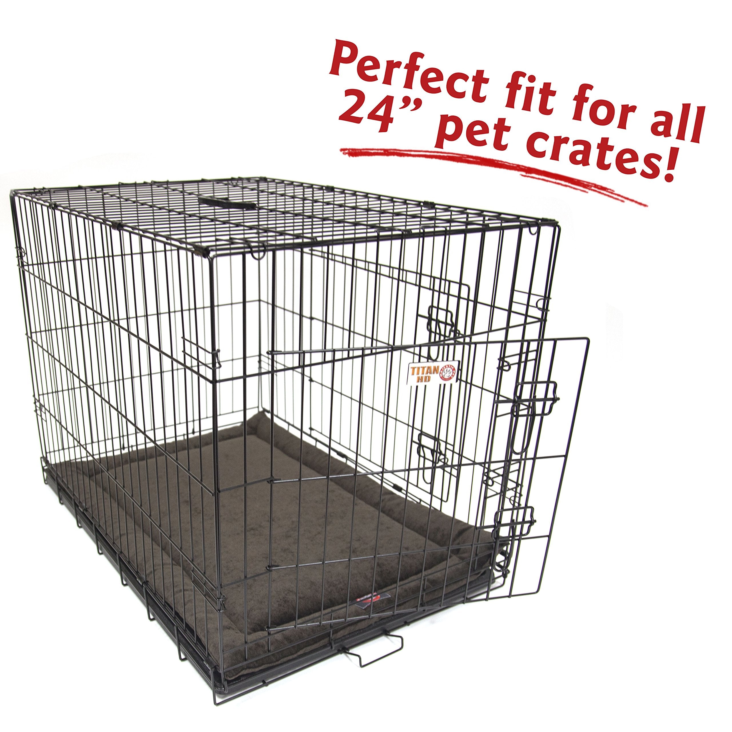 24' Villa Storm Gray Crate Dog Bed Mat By Majestic Pet Products