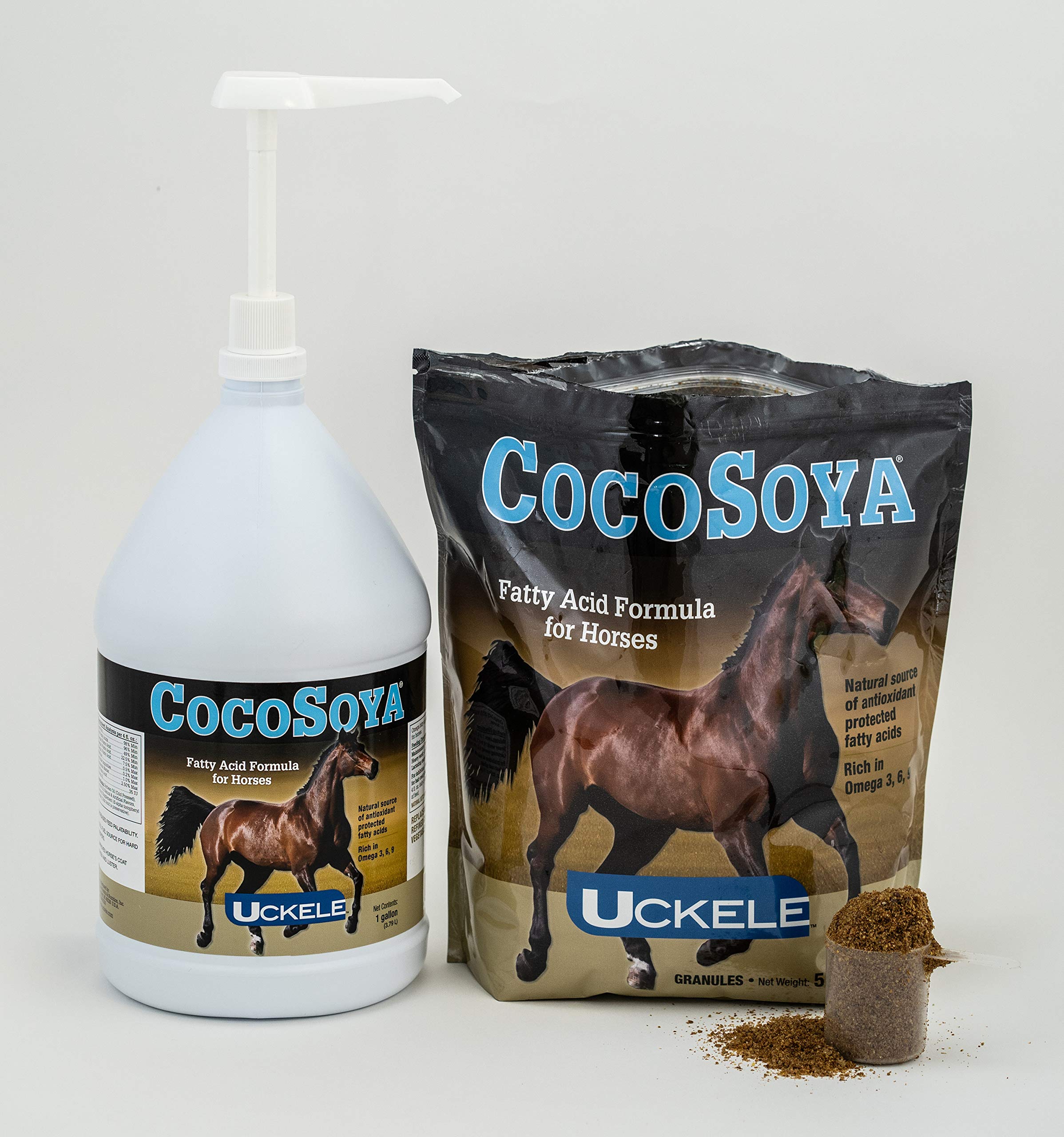 Uckele by SmartEquine CocoSoya Oil | Oil for Skin and Coat | Contains Soybean and Coconut Oil for Overall Coat Shine and Horse H