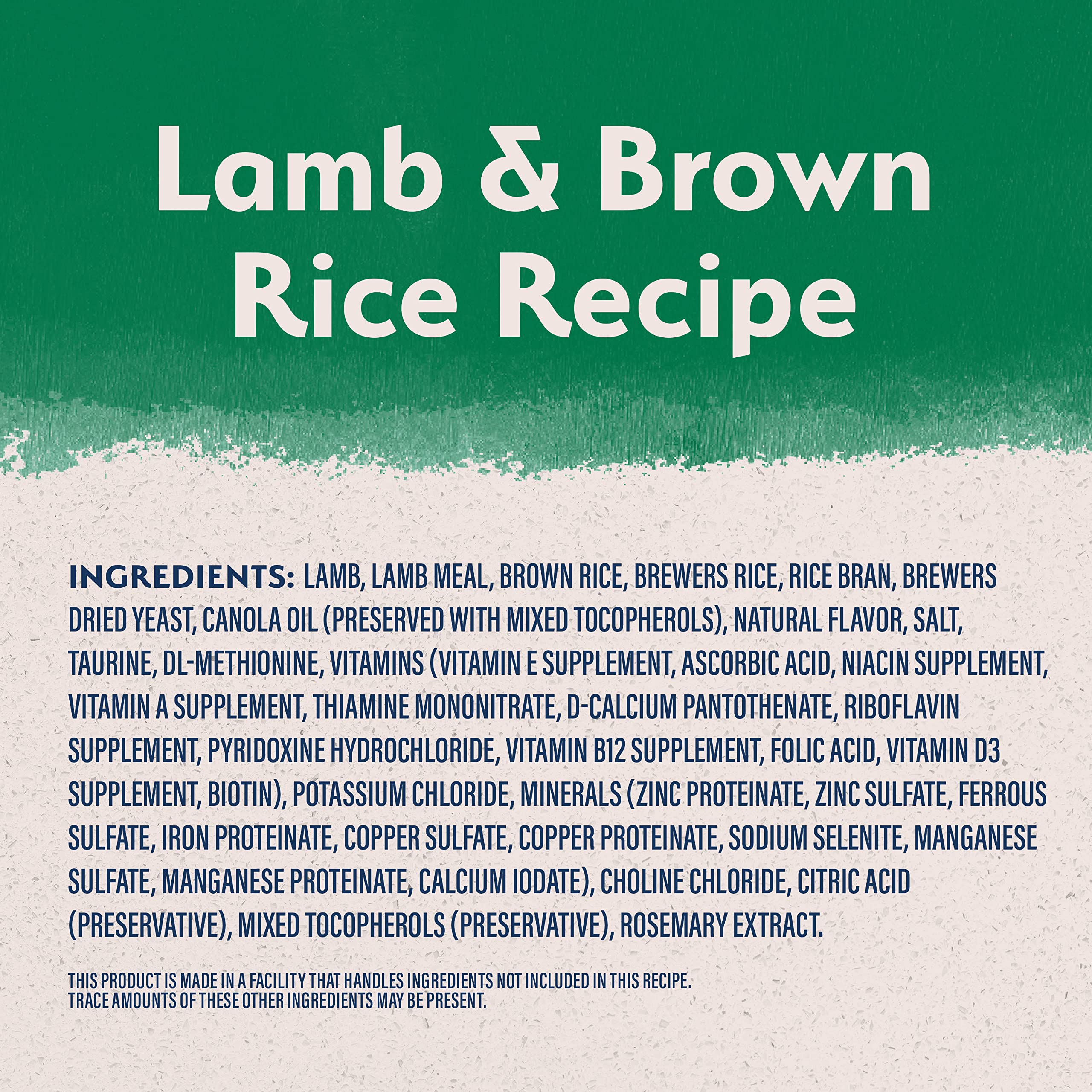 Natural Balance Limited Ingredient Adult Dry Dog Food with Healthy Grains, Lamb & Brown Rice Recipe, 24 Pound (Pack of 1)