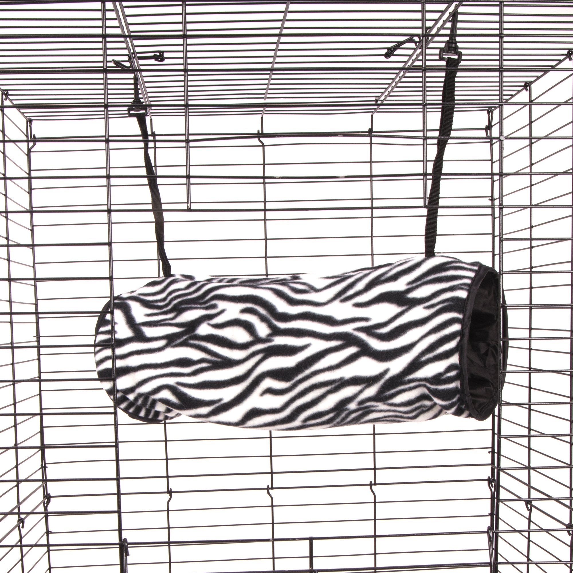 Ware Manufacturing Crinkle Hang-N-Tunnel Sleeper For Small Animals - Colors May Vary, 17 Inches