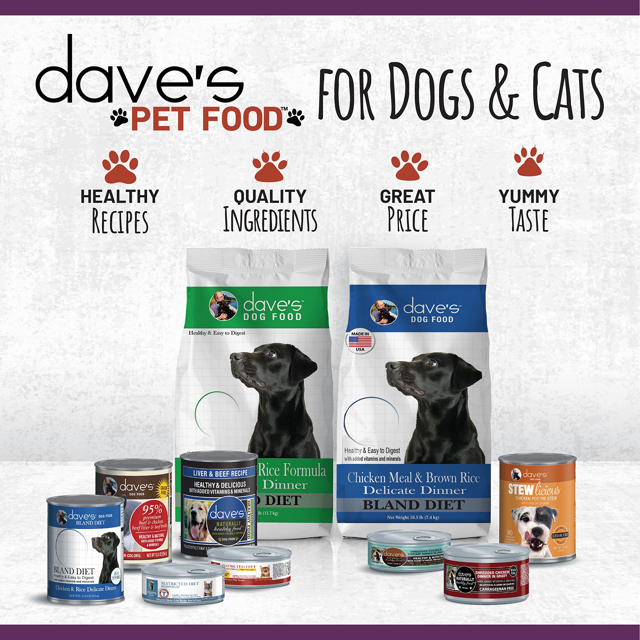 Daves Pet Food Grain Free Wet Cat Food (Shredded Salmon in Gravy), Made in Canada Naturally Healthy Canned Cat Food, Added Vita