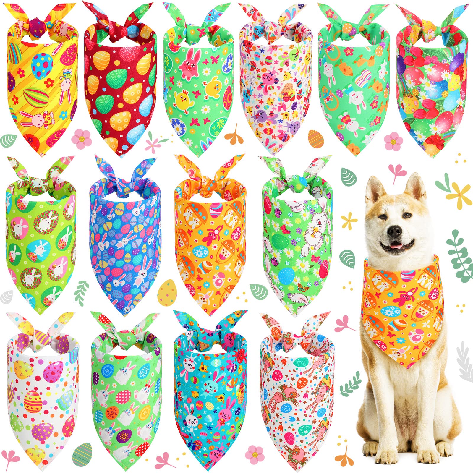 Weewooday 14 Pieces American Flag Dog Bandanas 4Th Of July Dog Bandana Patriotic Independence Day Bibs Triangle Pet Scarf Kerchi
