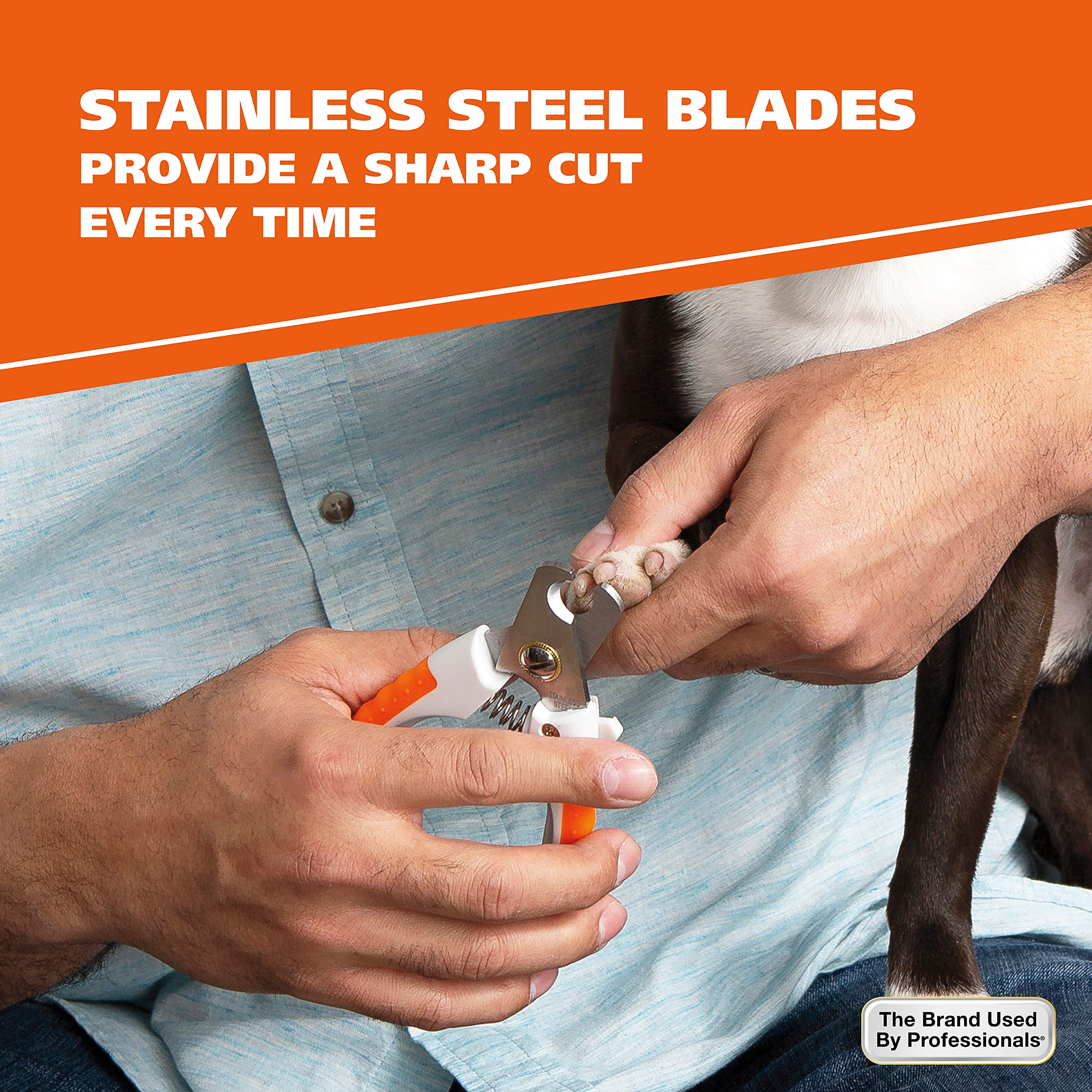 Wahl Pet Nail Clipper For Cutting Dog, Cat, & Animal Claws With Razor Sharp Stainless Steel Blades & Protective Safety Guard Locks For Safe Claw Care – Model 858448