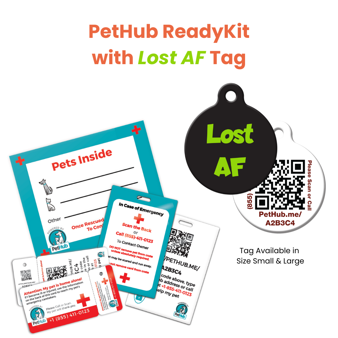 PetHub QR Pet ID Comprehensive ReadyKit – Complete Emergency Kit