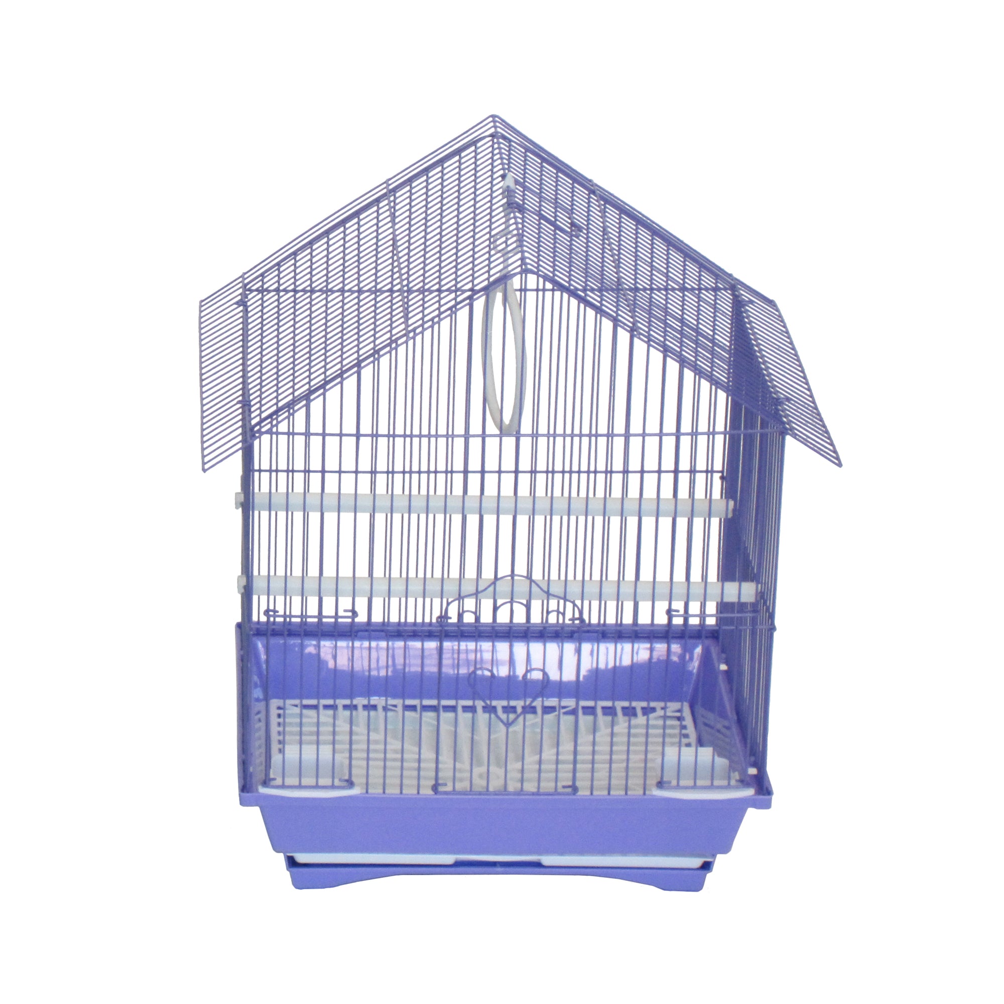 YML A1114MPUR House Top Style Small Parakeet Cage, 11" x 9" x 16"
