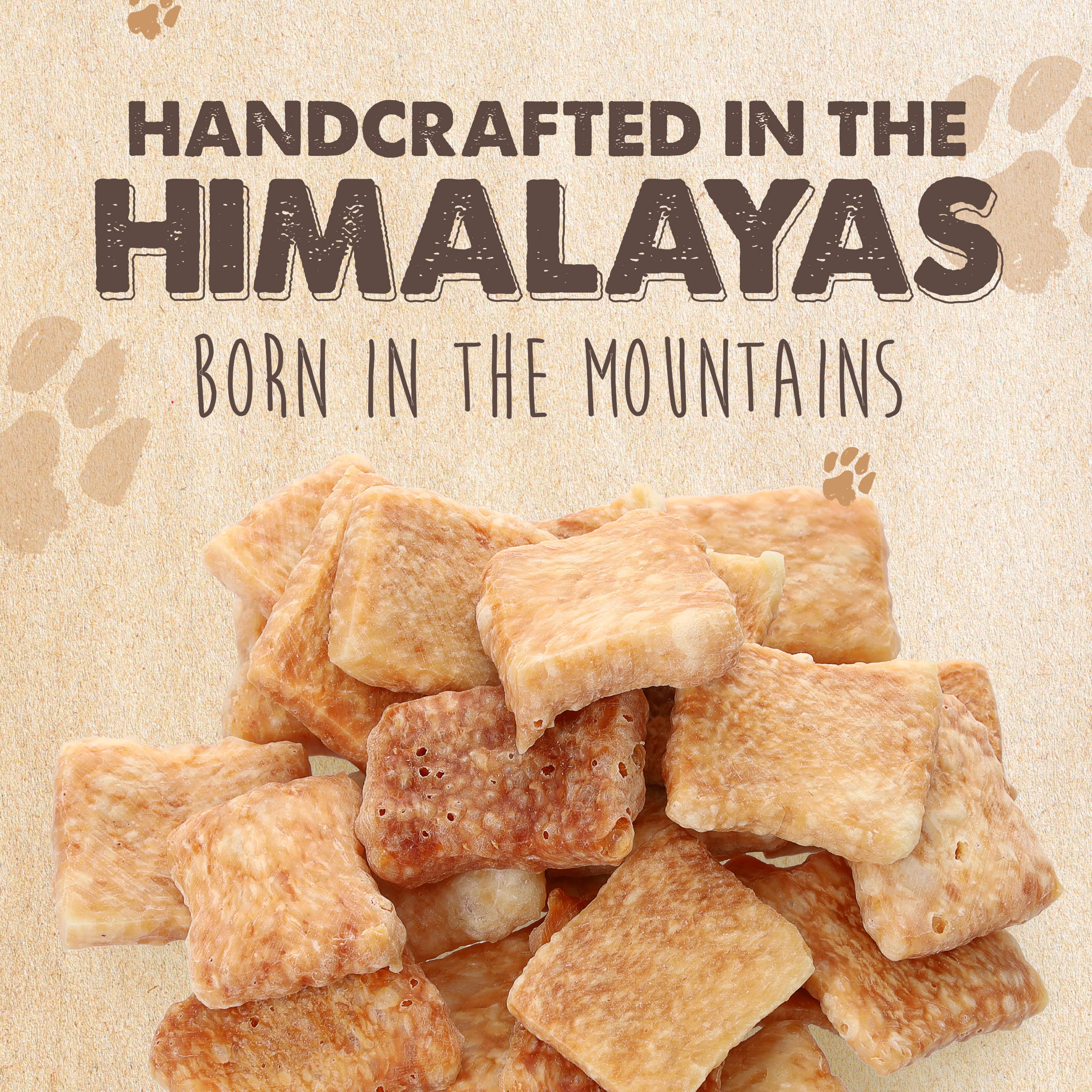 Mighty Paw Yak Cheese Crackers | Healthy Puppy Treat, Hard & Crunchy Puppy Training Treat for Dog Potty Training - Ideal for Sma