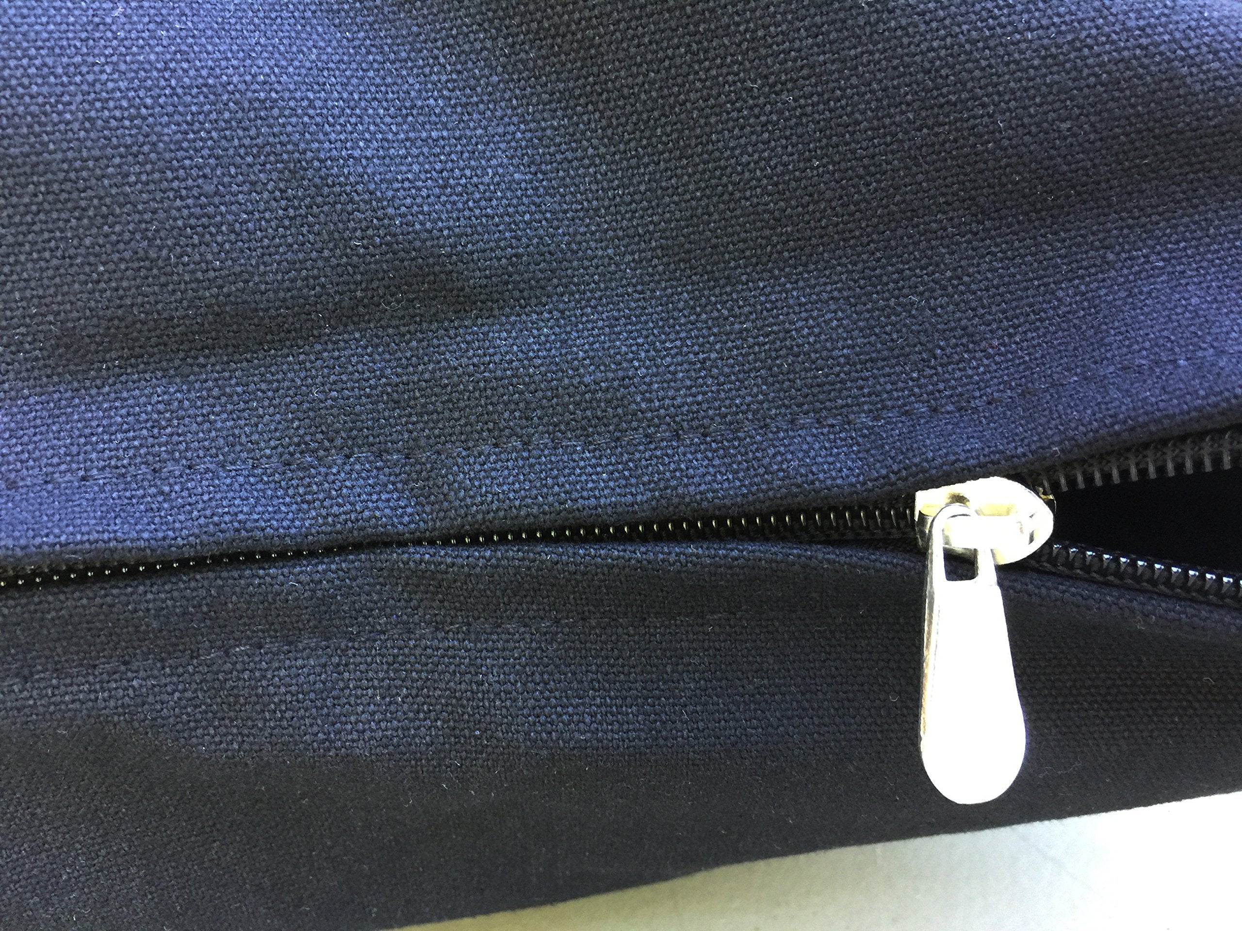 Do It Yourself Diy Pet Bed Pillow Duvet Canvas Cover + Waterproof Internal Case For Dog/Cat At Medium 36'X29' Black Color - Covers Only