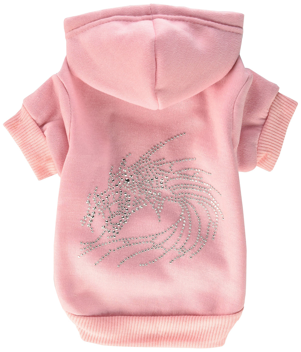 Mirage Pet Products 10-Inch Studded Dragon Hoodies, Small, Pink