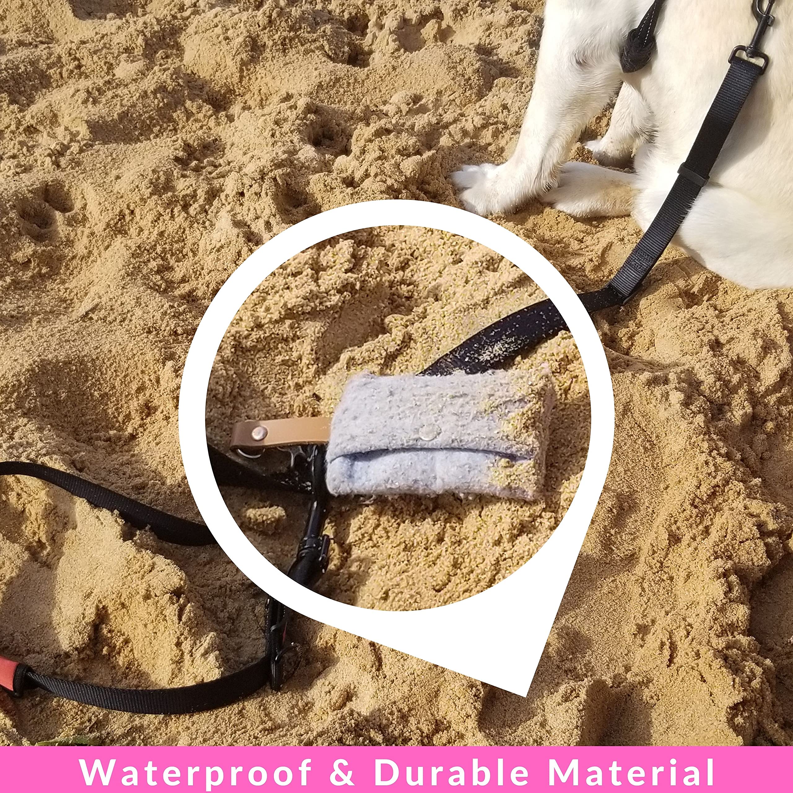 Dog Poop Bag Dispenser With One Free Roll Of Biodegradable Compostable Dog Poop Bags - Eco-Friendly, Waterproof, & Durable Dog P