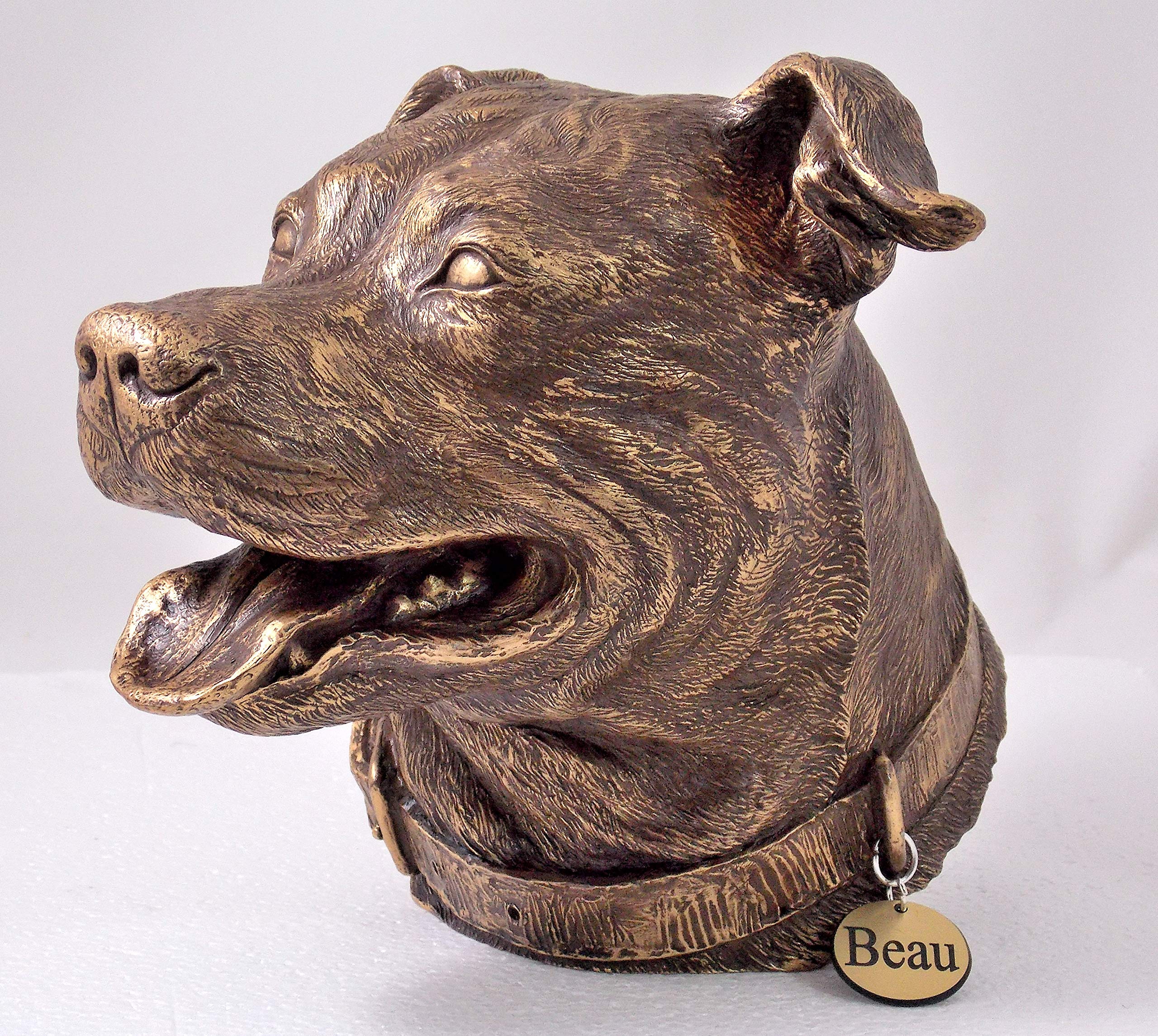 Pitbull Dog Urn