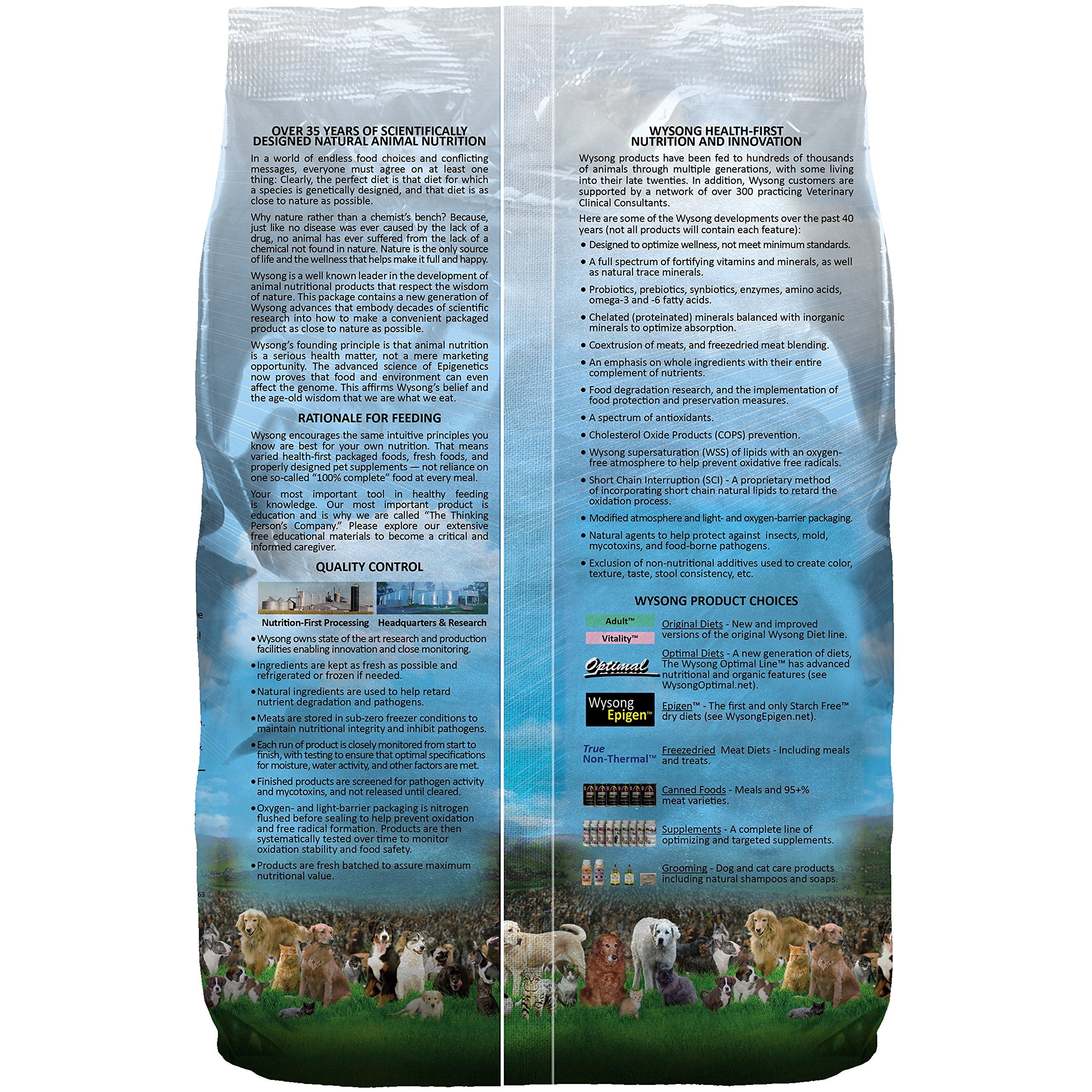 Wysong Fundamentals Canine/Feline Formula Dry Dog/Cat Food, 5 lb