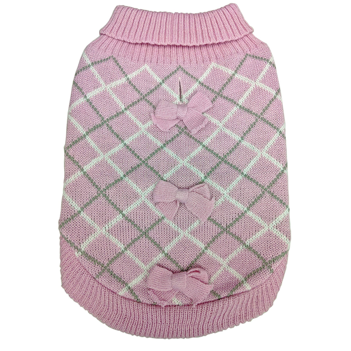 Ethical Pet Products 23902574: Fashion Pet Sweater Pretty In Plaid Pink Xxs