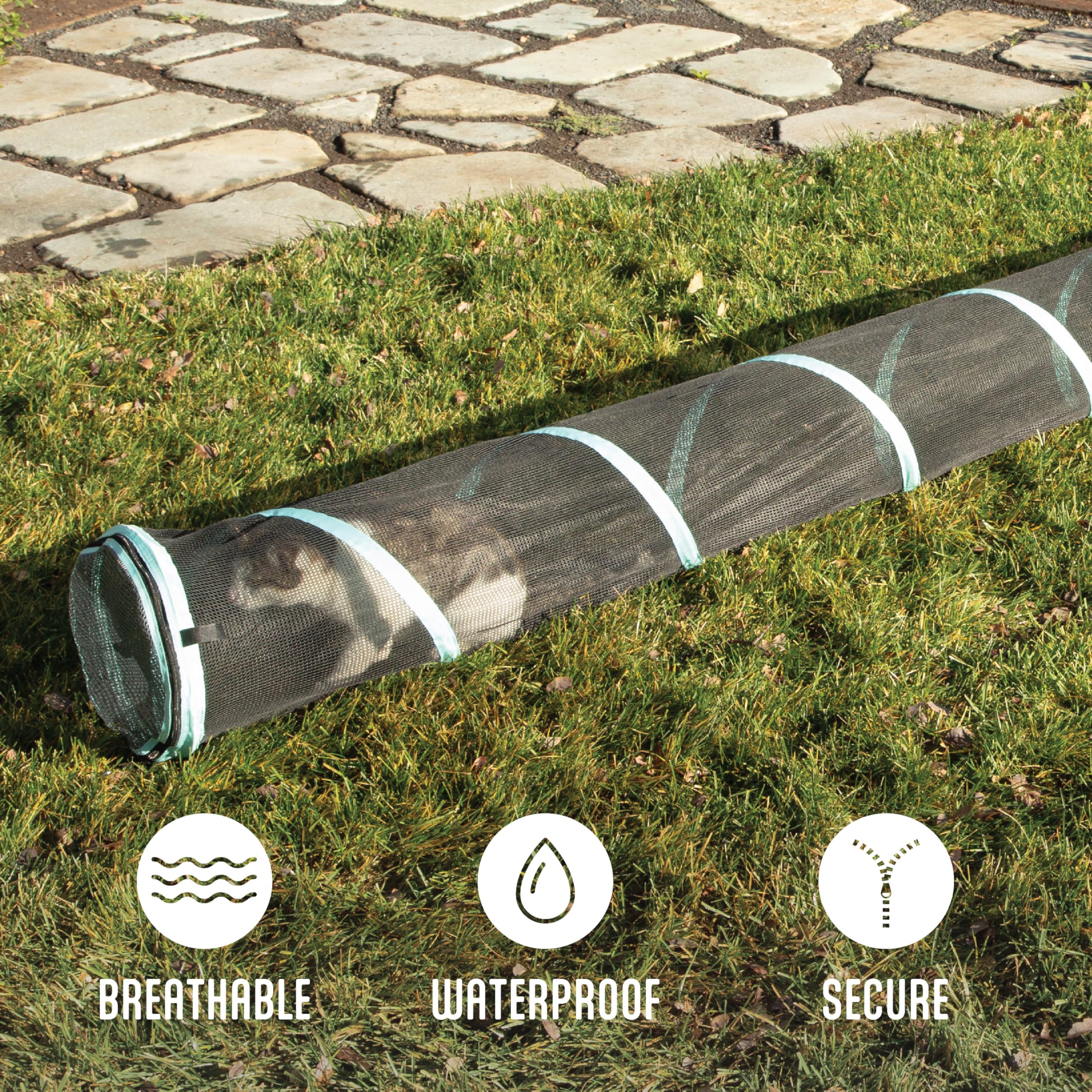 Kitty City Outdoor Catio Furniture And Play Kits For Cats, 20' Tunnel