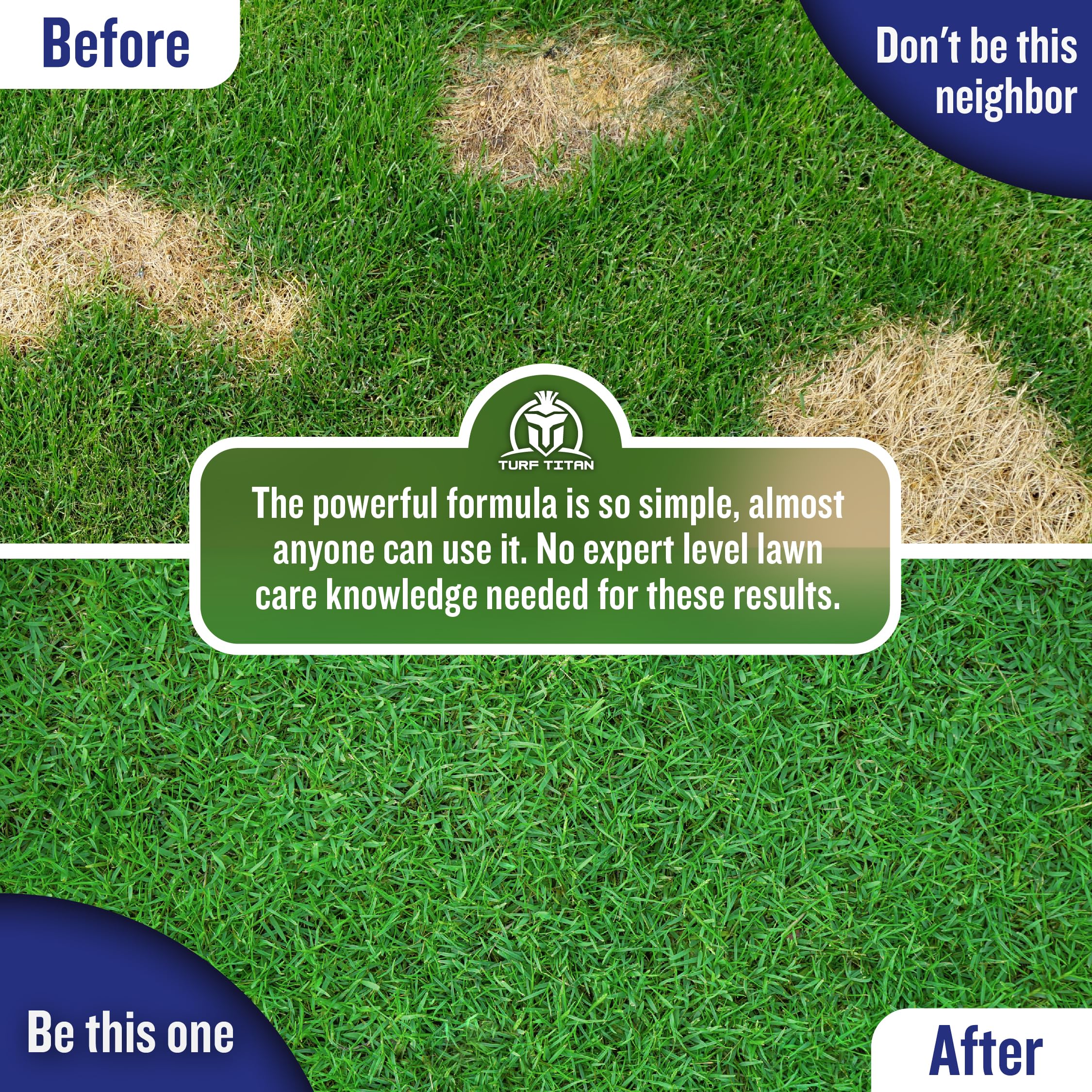 Turf Titan K9 Correcter Dog Urine Neutralizer for Lawn, 1 Gallon ? Revive Lawn & Repair Urine Stains