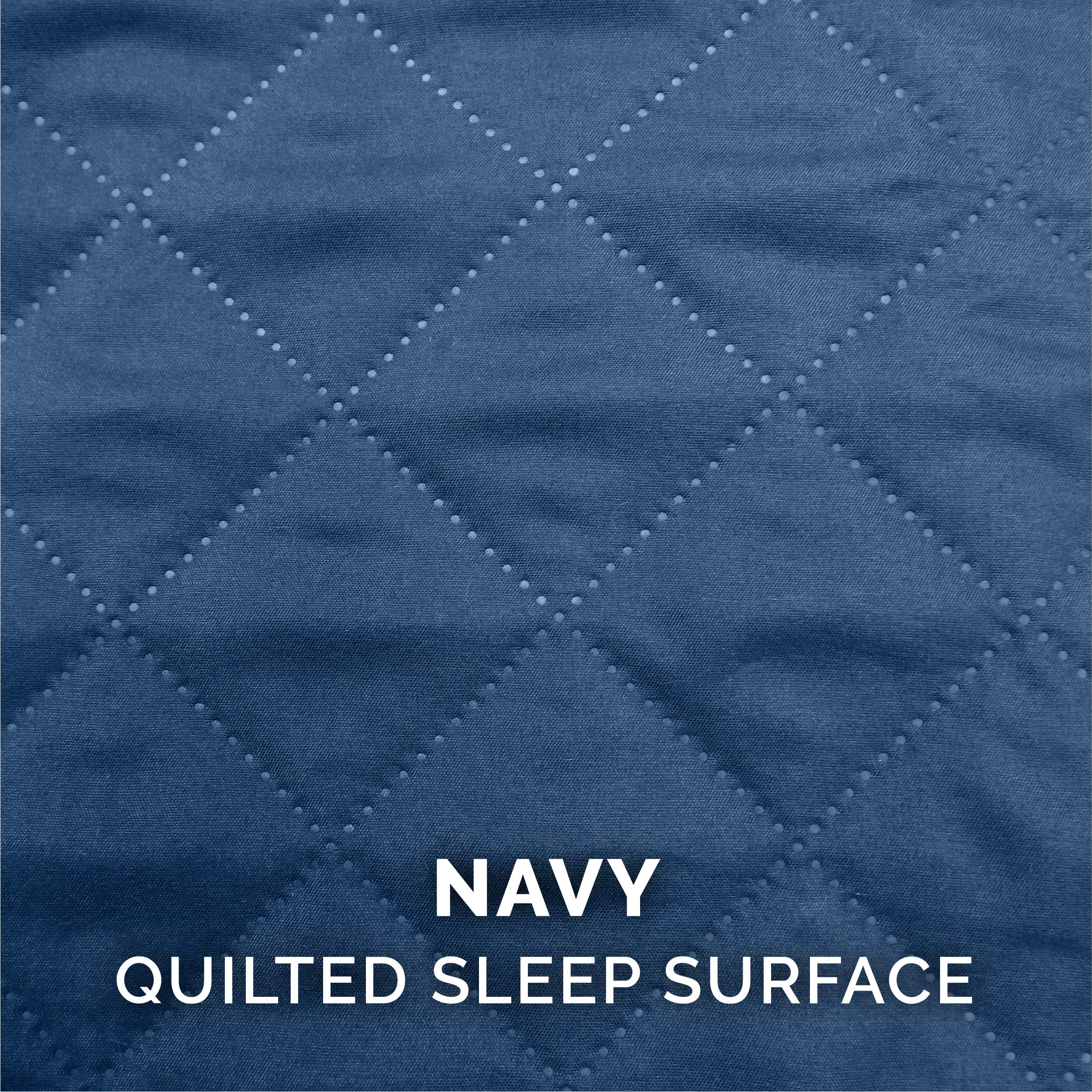 Furhaven Replacement Dog Bed Cover Quilted Sofa-Style, Machine Washable - Navy, Large