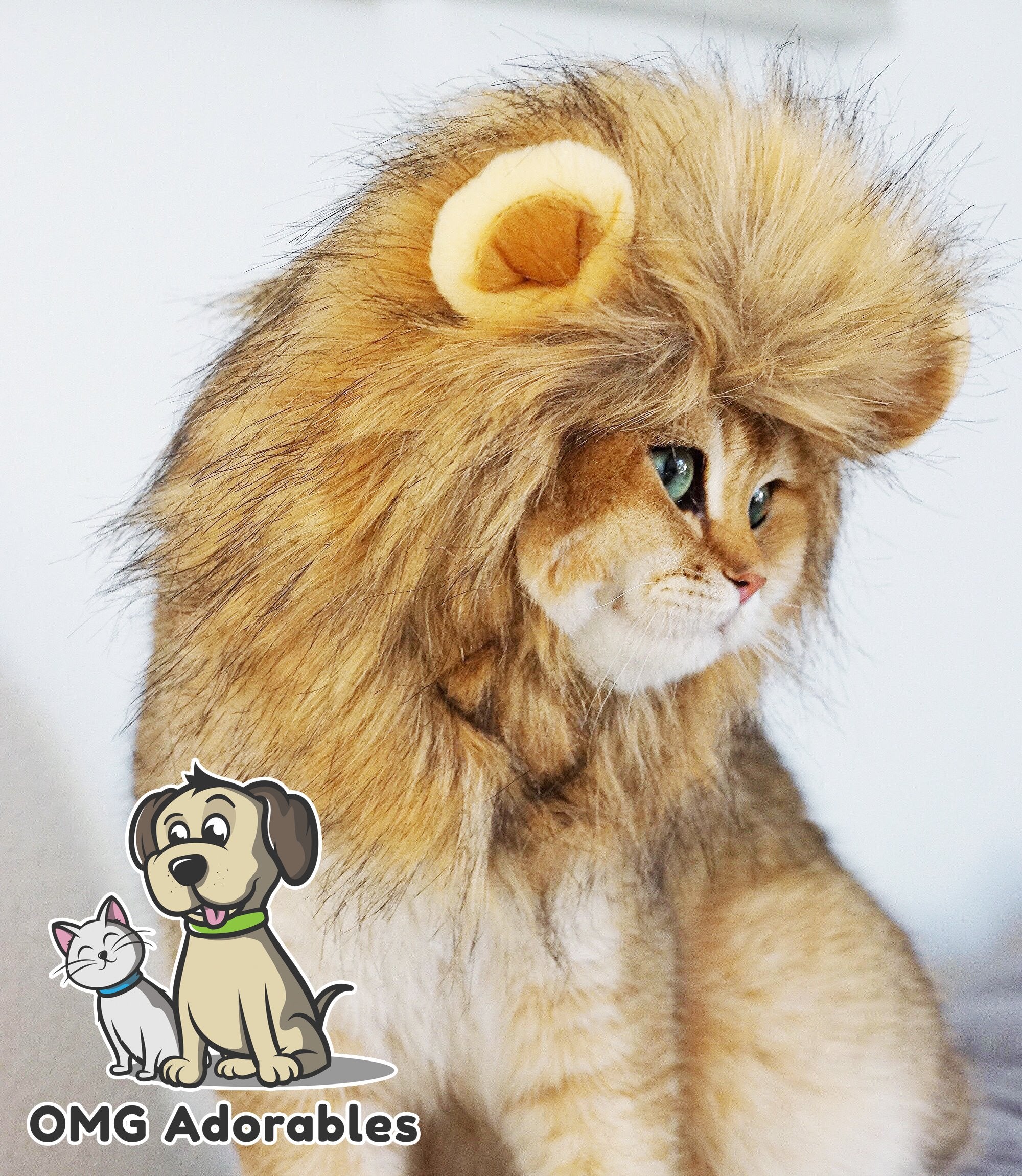 Omg Adorables - Lion Mane Costume For Cats