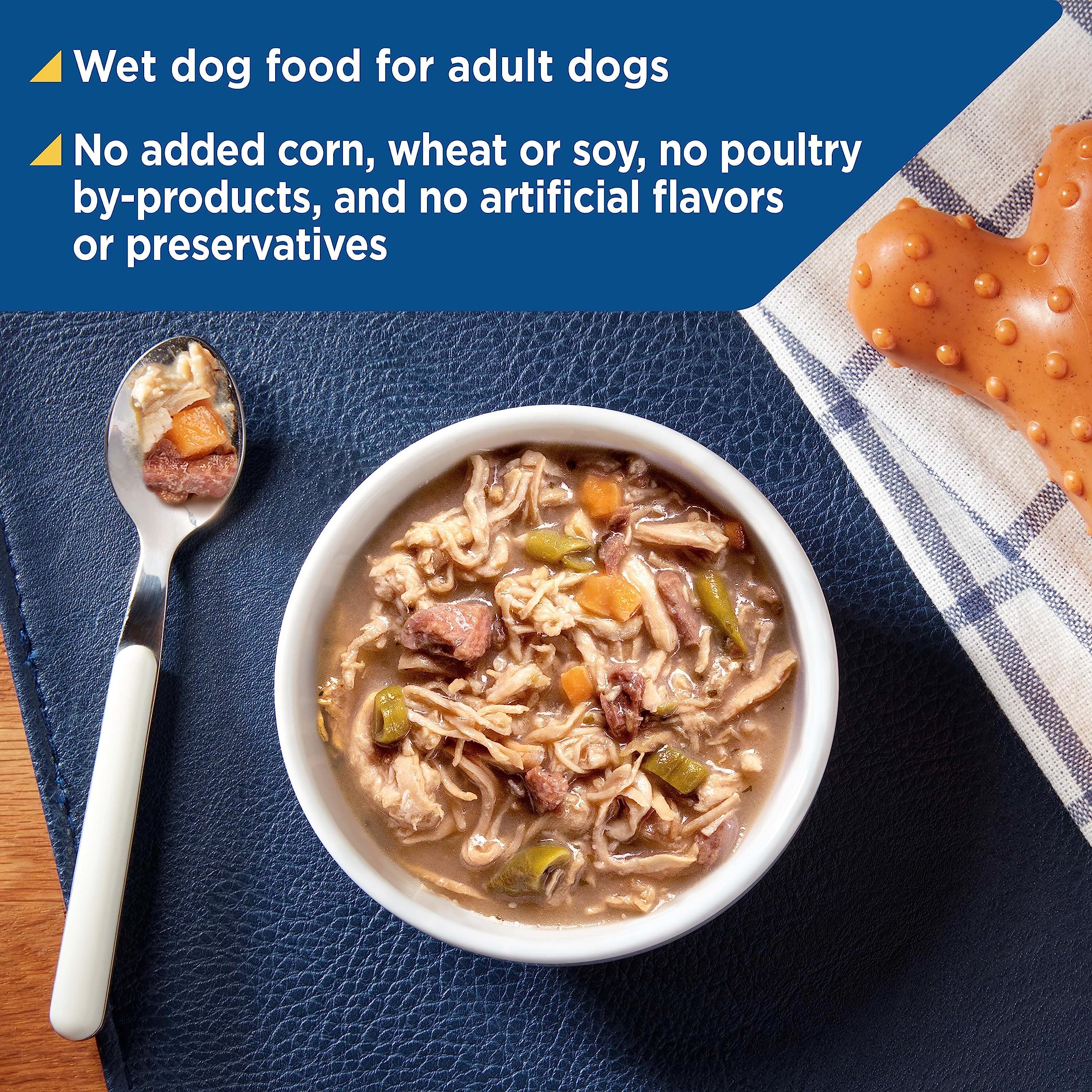 Nature's Recipe Grain Free Wet Dog Food, Chicken & Venison, 2.75 oz Cup, Pack of 12