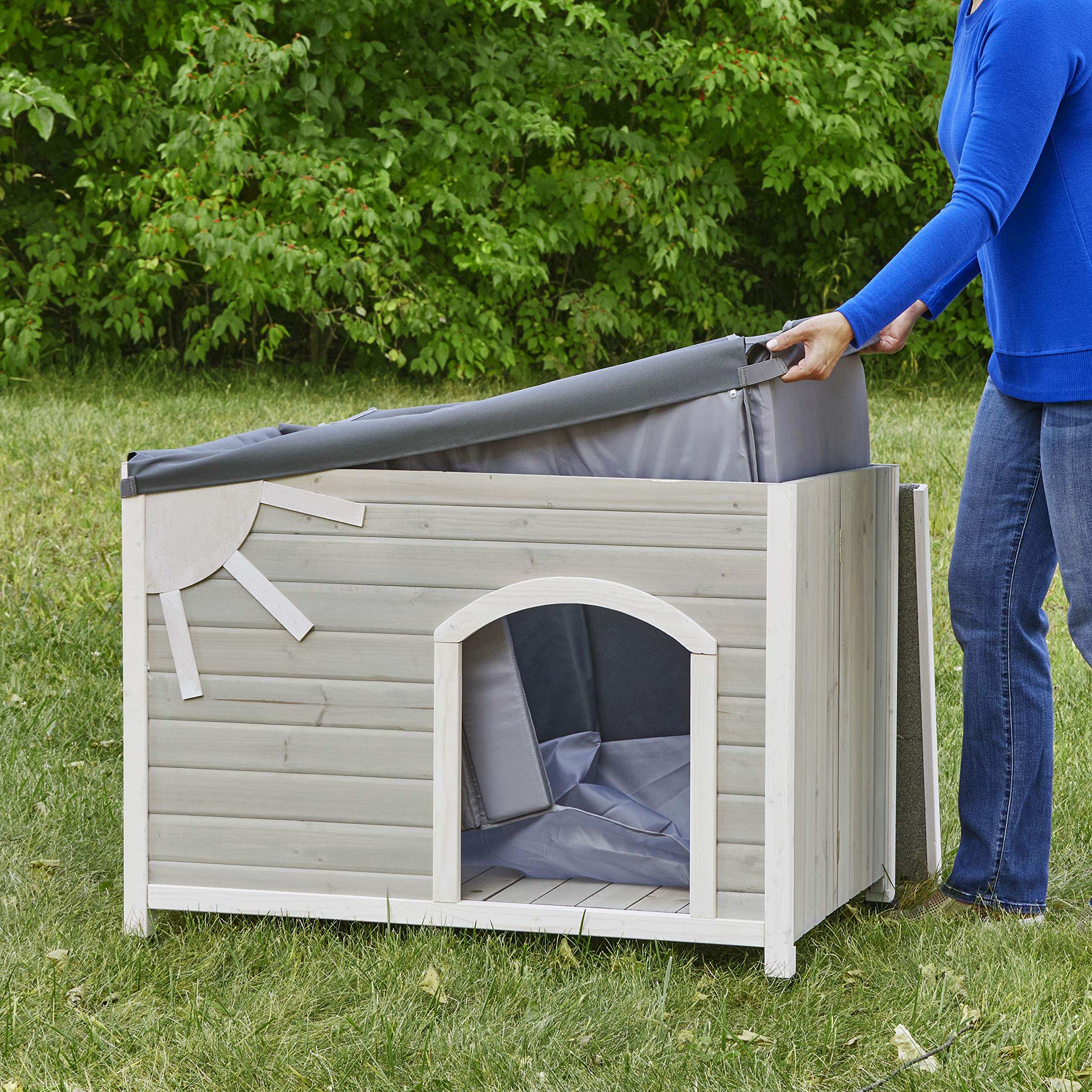 Midwest Homes For Pets Eilio Dog House Insulation Kit, Fits Medium Dog House Measuring 25.24L X 40.60W X 29.10H - Inches, 1-Year