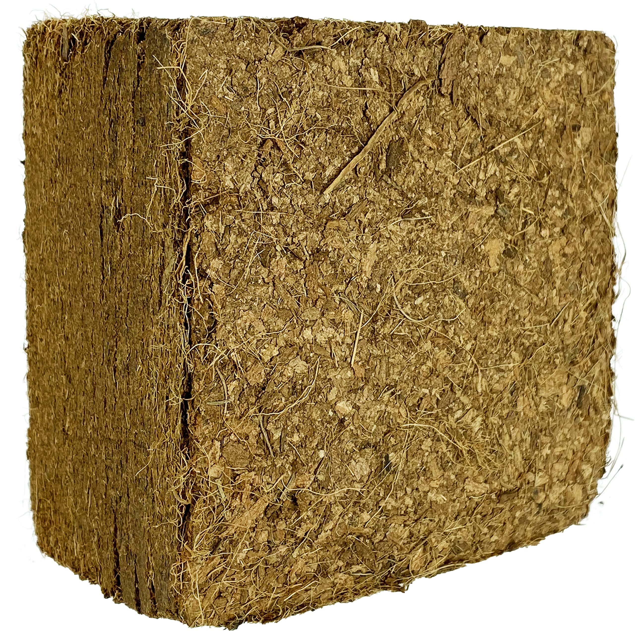 Komodo Coconut Coir Peat 3 Brick Pack | 100% Natural Coconut Coir Reptile Terrarium Habitat Bedding | For Tropical Or Desert Environments | Fits Up To A 60 Gallon Tank