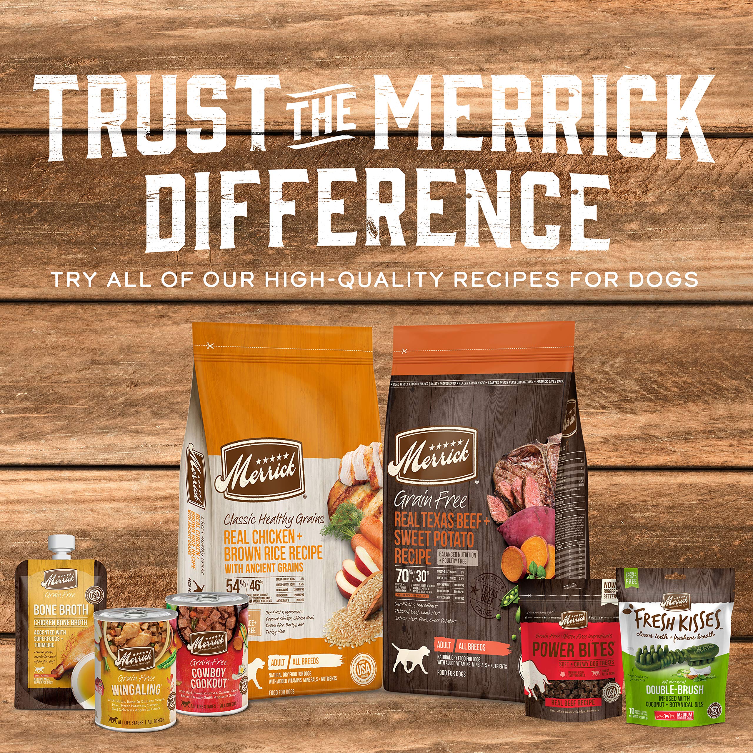 Merrick Slow-Cooked BBQ Premium And Healthy Real Meat Grain Free Canned Dog Food, Kansas City Style With Pork - (Pack of 12) 12.