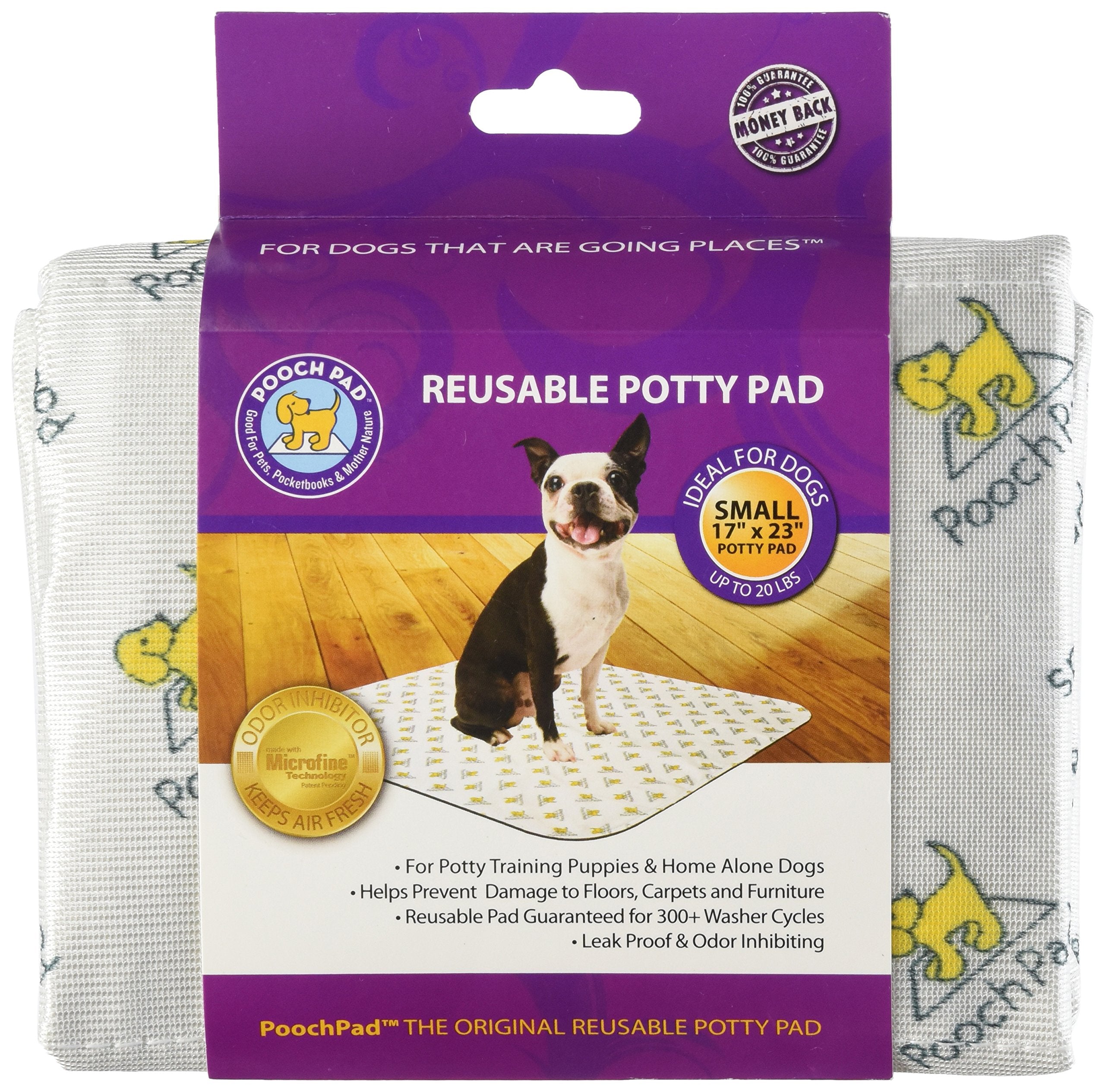 Poochpad Original Washable, Reusable Potty Pad (Small) - Unmatched Odor Control, Leakproof Puppy Training Pee Pad