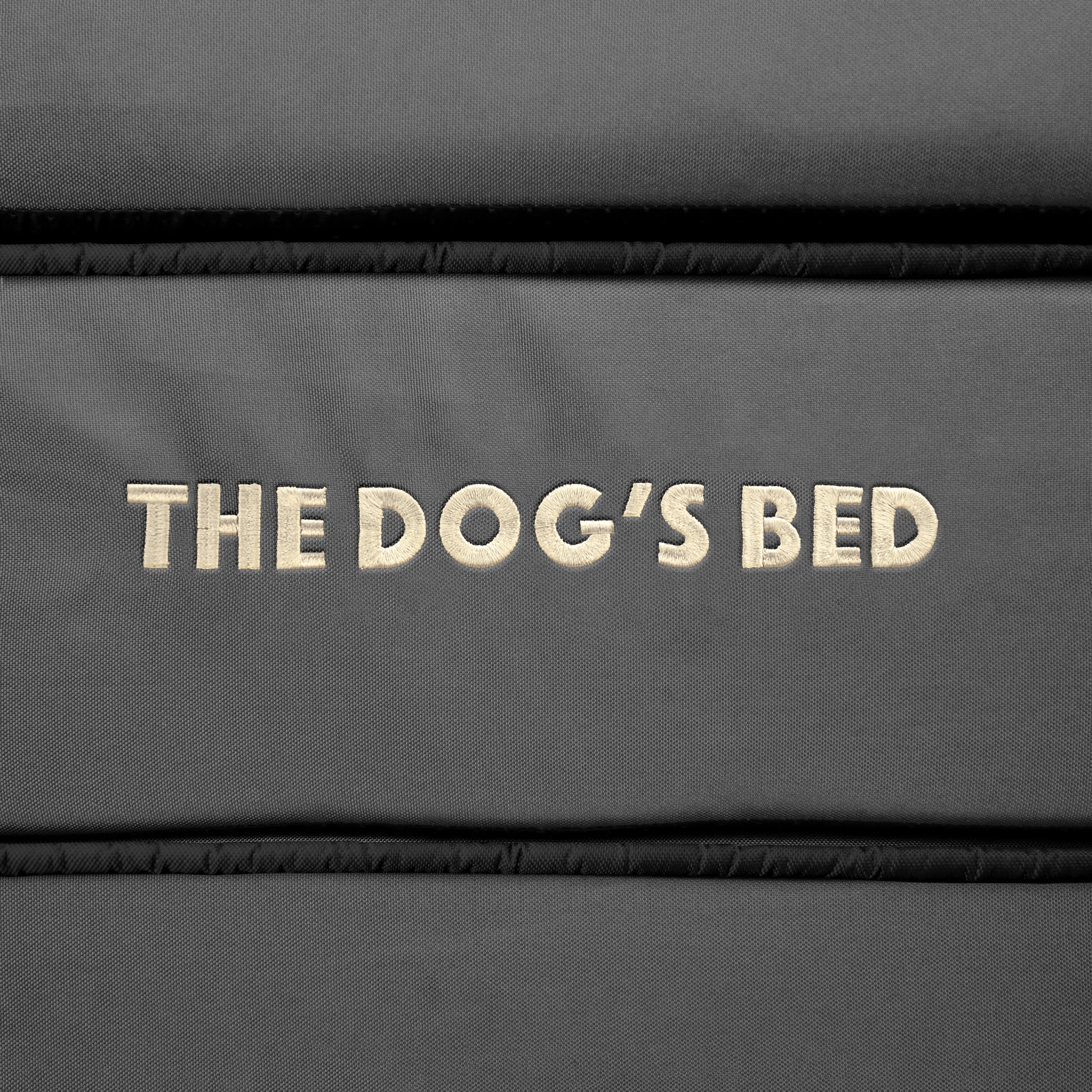 The DogAs Bed Orthopedic Memory Foam Dog Bed XXL greyBlack 54x36 Pain Relief for Arthritis Hip & Elbow Dysplasia Post Surgery La