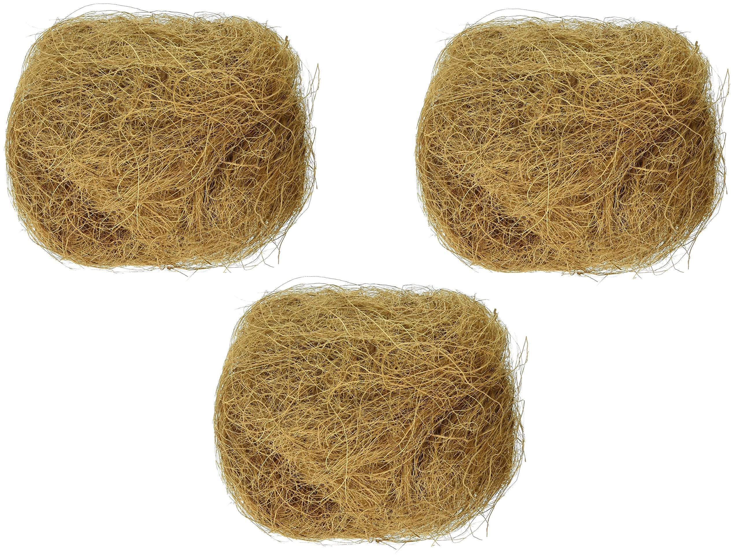 Prevue Pet Products (3 Pack) Sterilized Natural Coconut Fiber For Bird Nest3