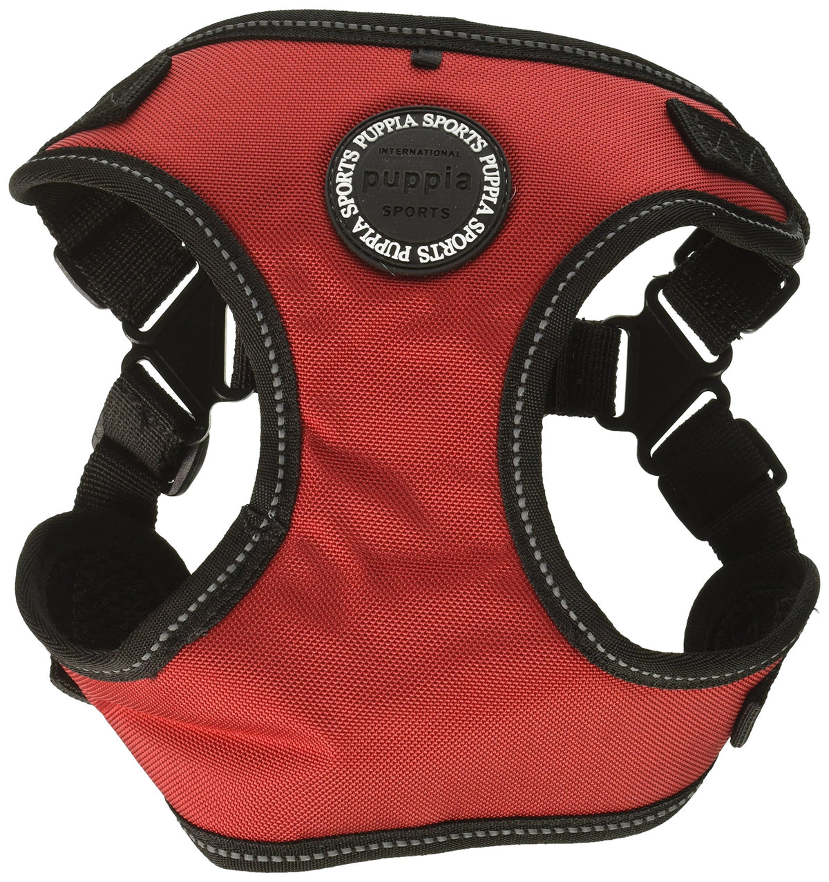 Puppia Plra-Hc9323-Rd-L Red Trek Harness C Pet-Vest-Harnesses, Large
