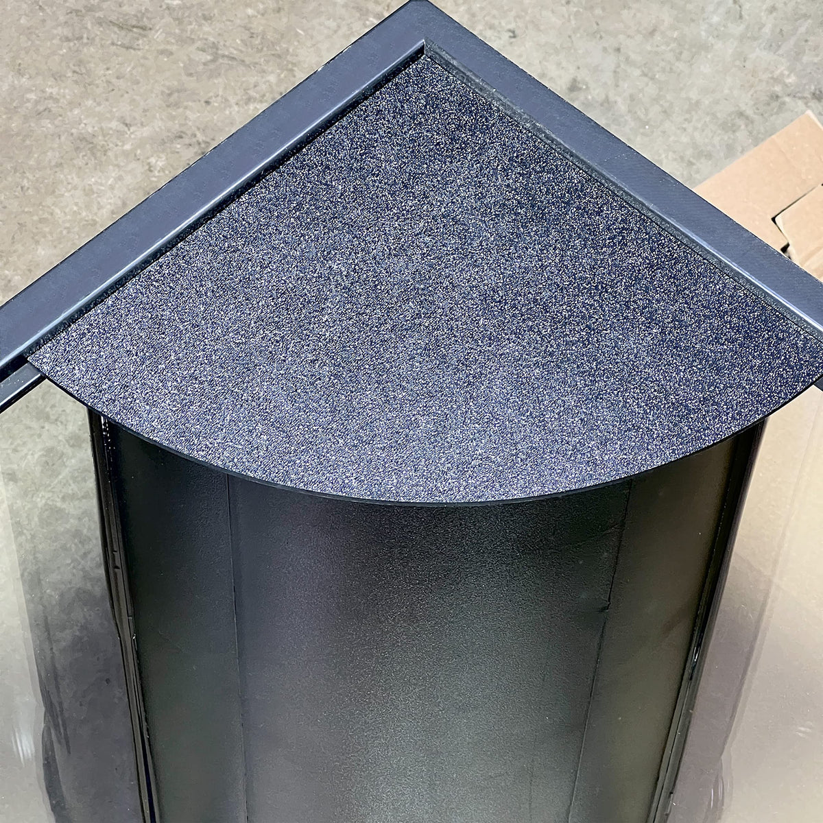 Aquacrylic Aquarium Corner Overflow Drain Cover Lid For Marineland, Aqueon And Other Fish Tanks Matte And Gloss Sides