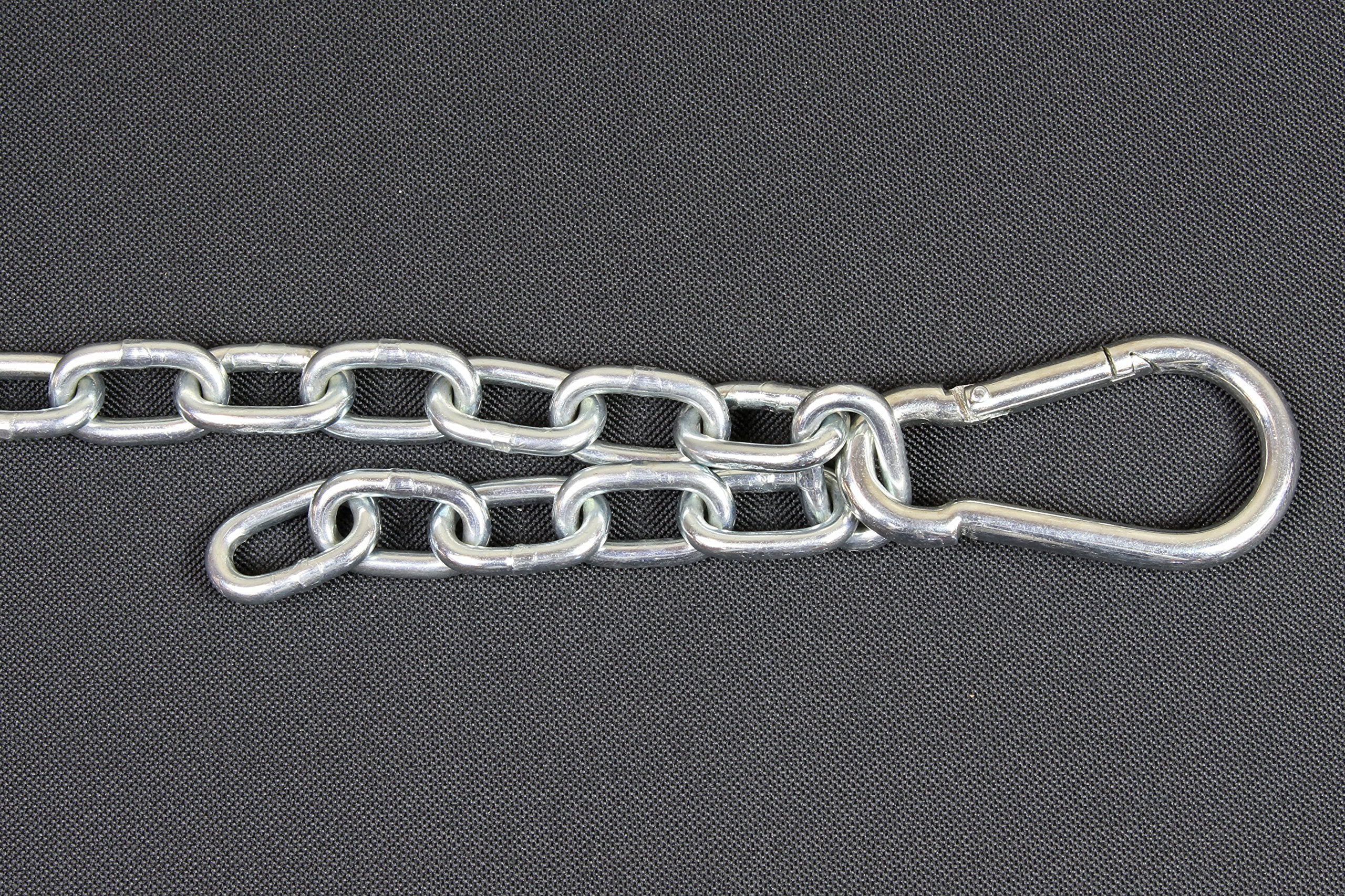 Bushwhacker Chew Proof Truck Bed Dog Tether Chain For Suv And Utv – Heavy-Duty Pet Leash Harness Vehicle Restraint Cable With Tie Down Out For Safe And Secure Pet Transportation