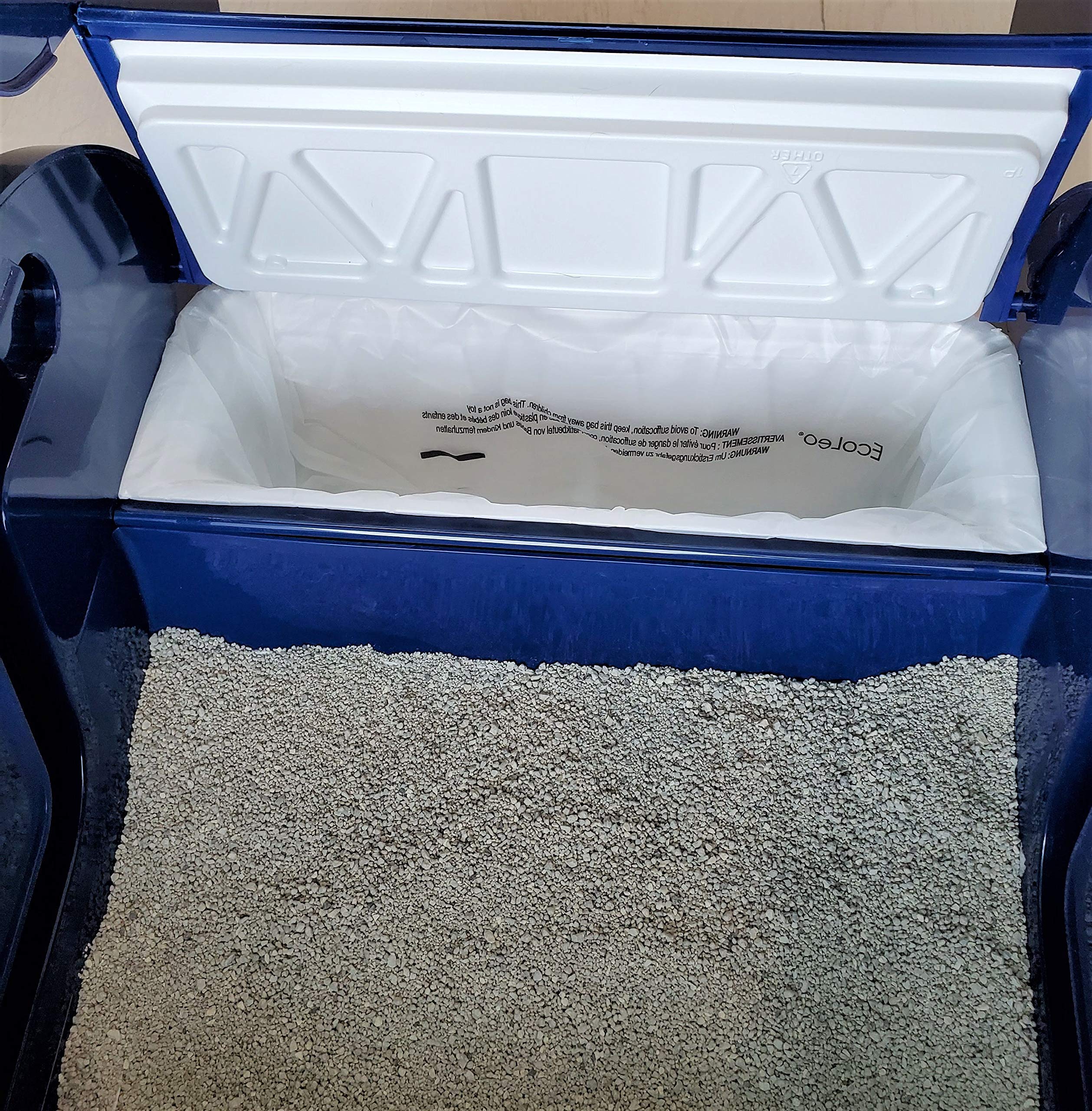 Ecoleo, Compatible With Littermaid & Nature'S Miracle Waste Receptacles, Compostable Certified, Plastic-Free, 60 Refill Bags With Handles, Use In Self-Cleaning Litter Box Waste Trays