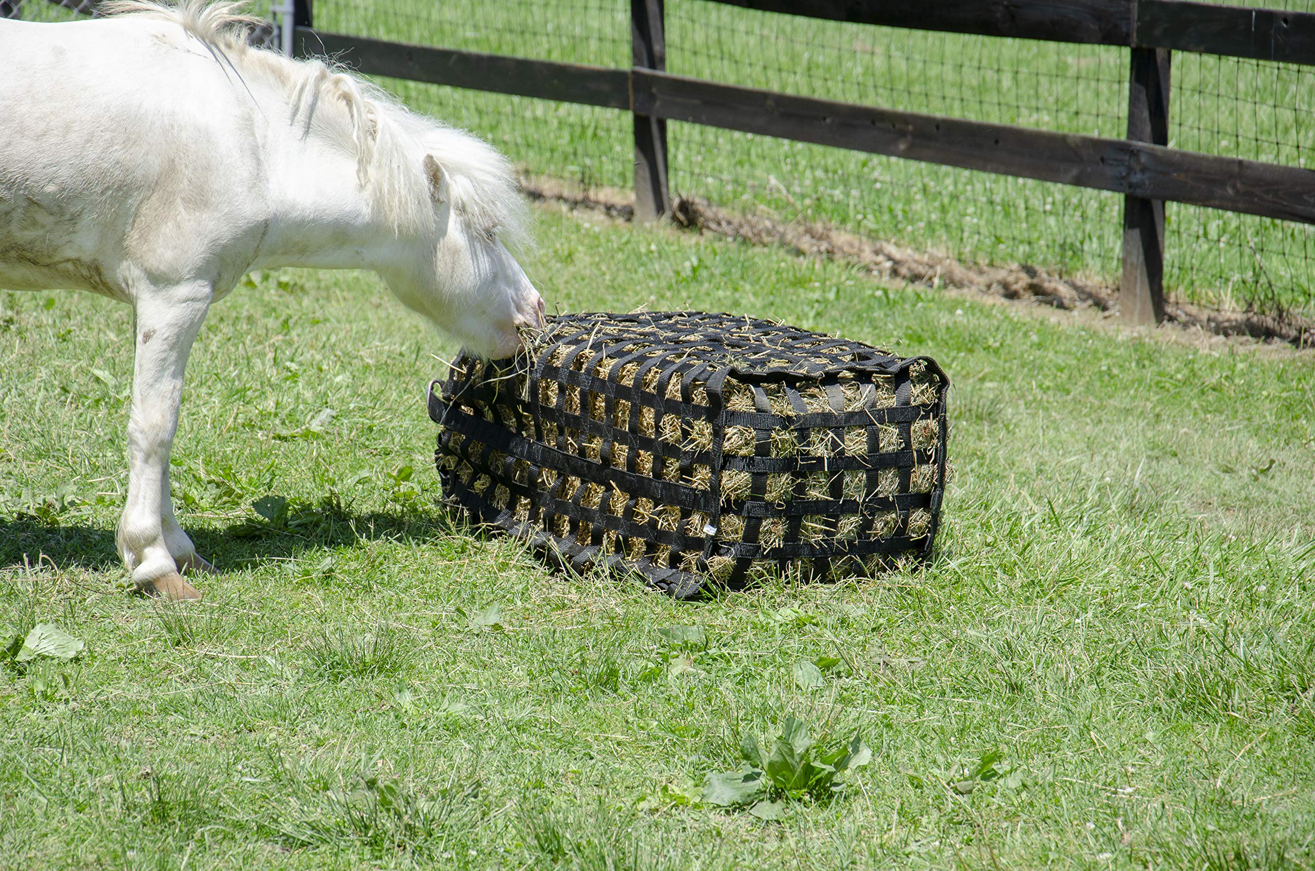Derby Originals Xl Go Around Slow Feeder Horse Hay Bag With Super Tough Bottom And 1 Year Warranty, Red, 71-7132-Red