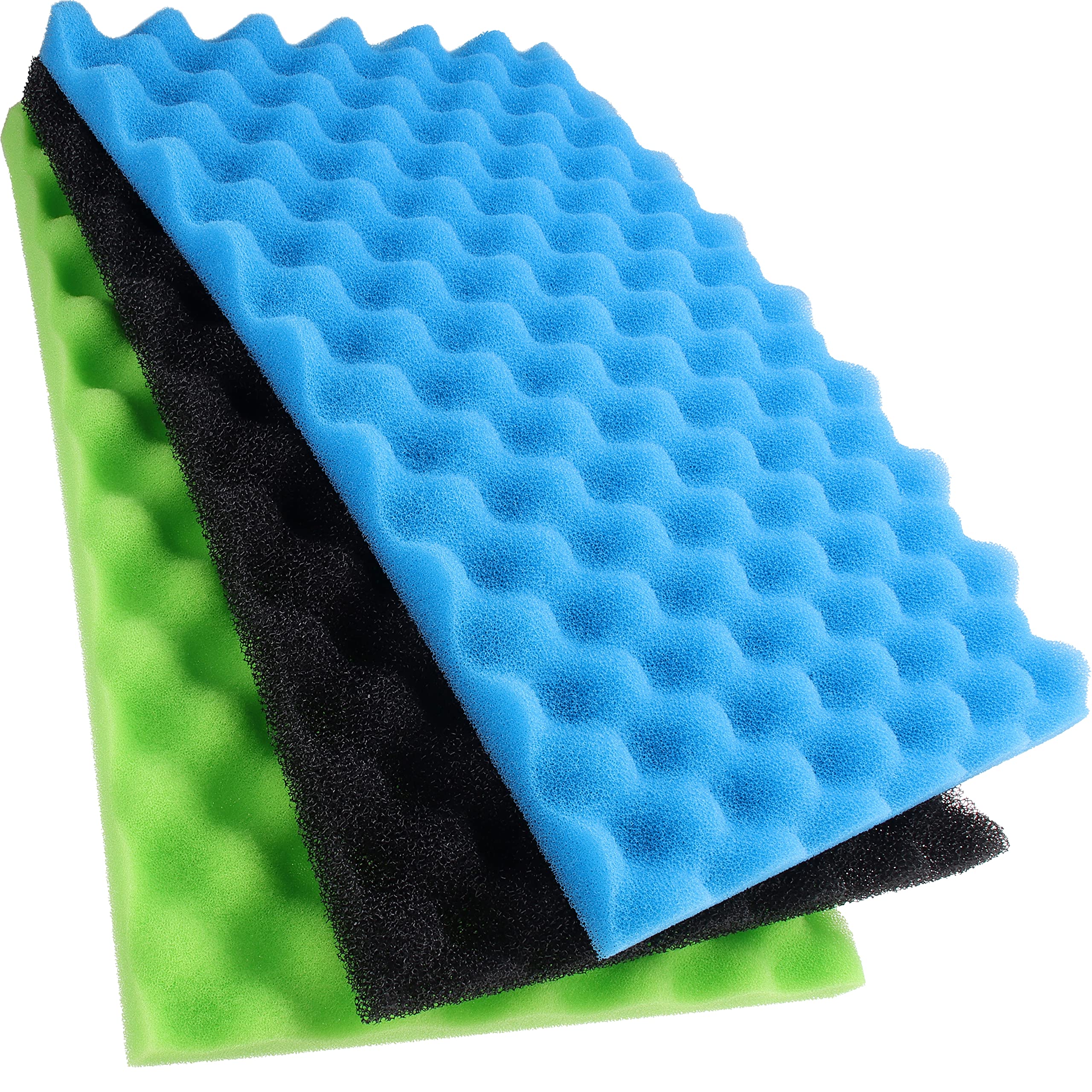 Ltwhome Fish Pond Foam Filter Sponge Set 17' X 11' Media (Pack Of 1 Set)