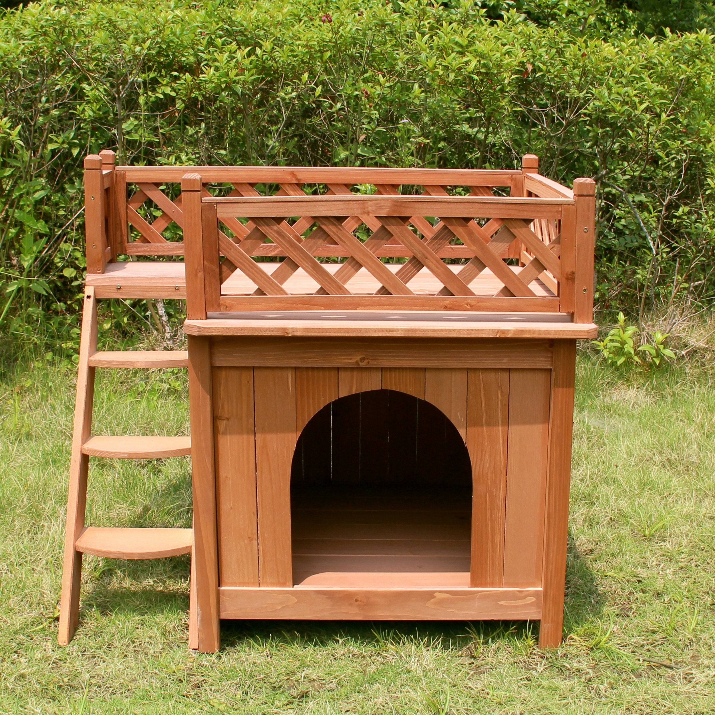 Merry Pet MPS002 Wood Room with a View Pet House