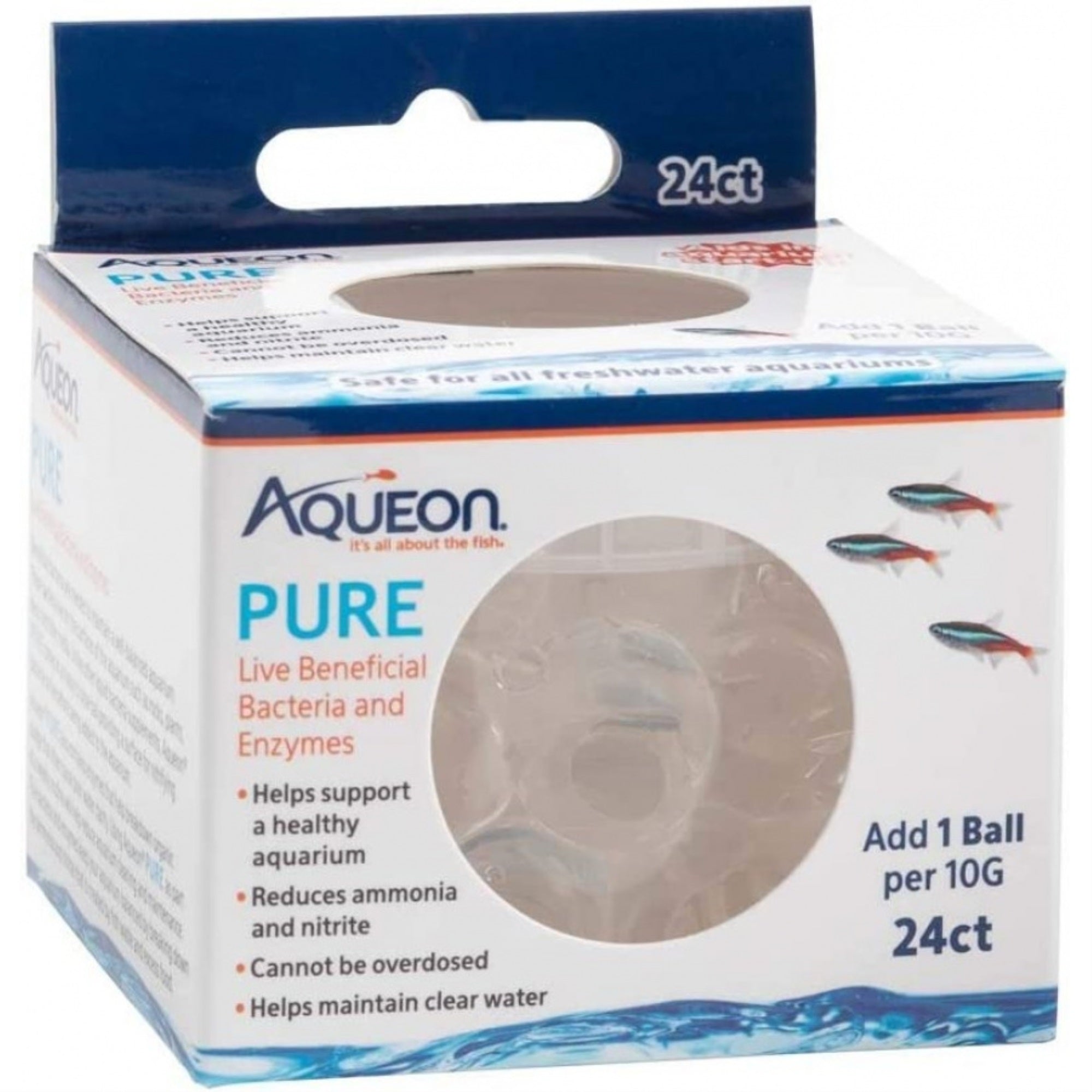Aqueon Pure Bacteria Supplement - 24 Pack (10 Gallon)
