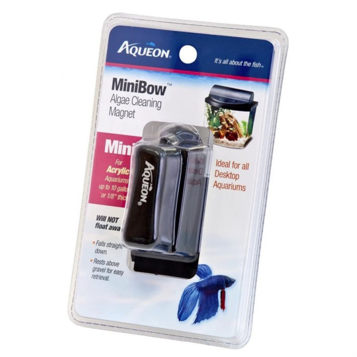 Aqueon Algae Cleaning Magnet Minibow 1 Count