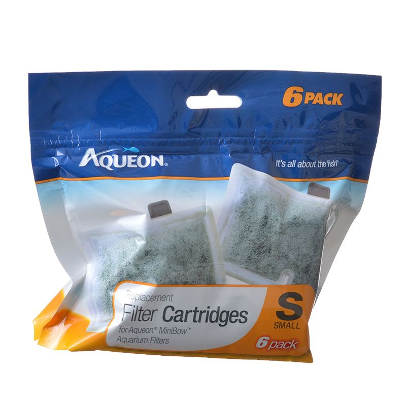 Aqueon Products-Supplies-Aqueon Filter Cartridge Small/6 Pk