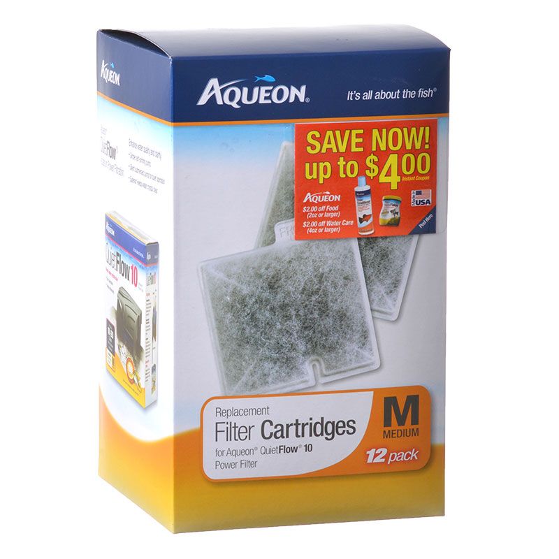 Au 12Pk Med Quiet Flow Cartridge