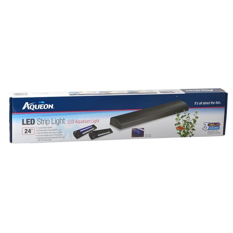 Aqueon Led Fish Tank Aquarium Strip Light Fixture, 24 Inch