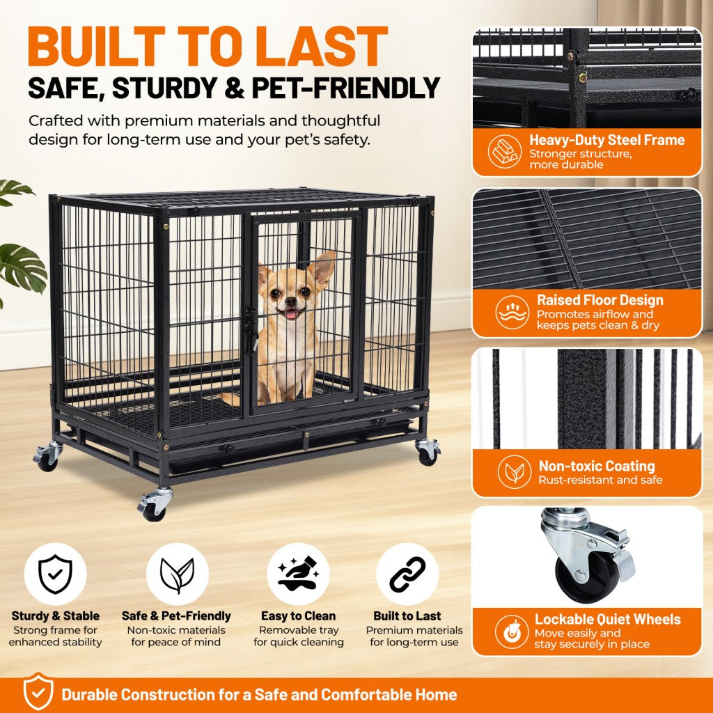 31" Stackable Dog Crate D311D01
