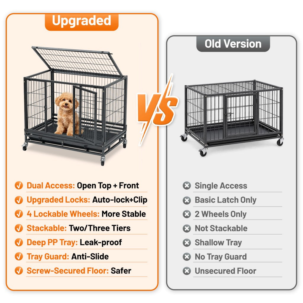 31" Stackable Dog Crate D311D01