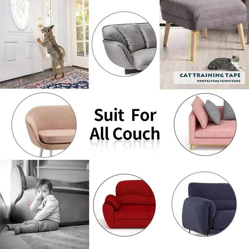Accessories for Cats Transparent Furniture Protectors Cover Sofa Protection Pads PVC 3m Self-adhesive Cat Supplies Pet Products