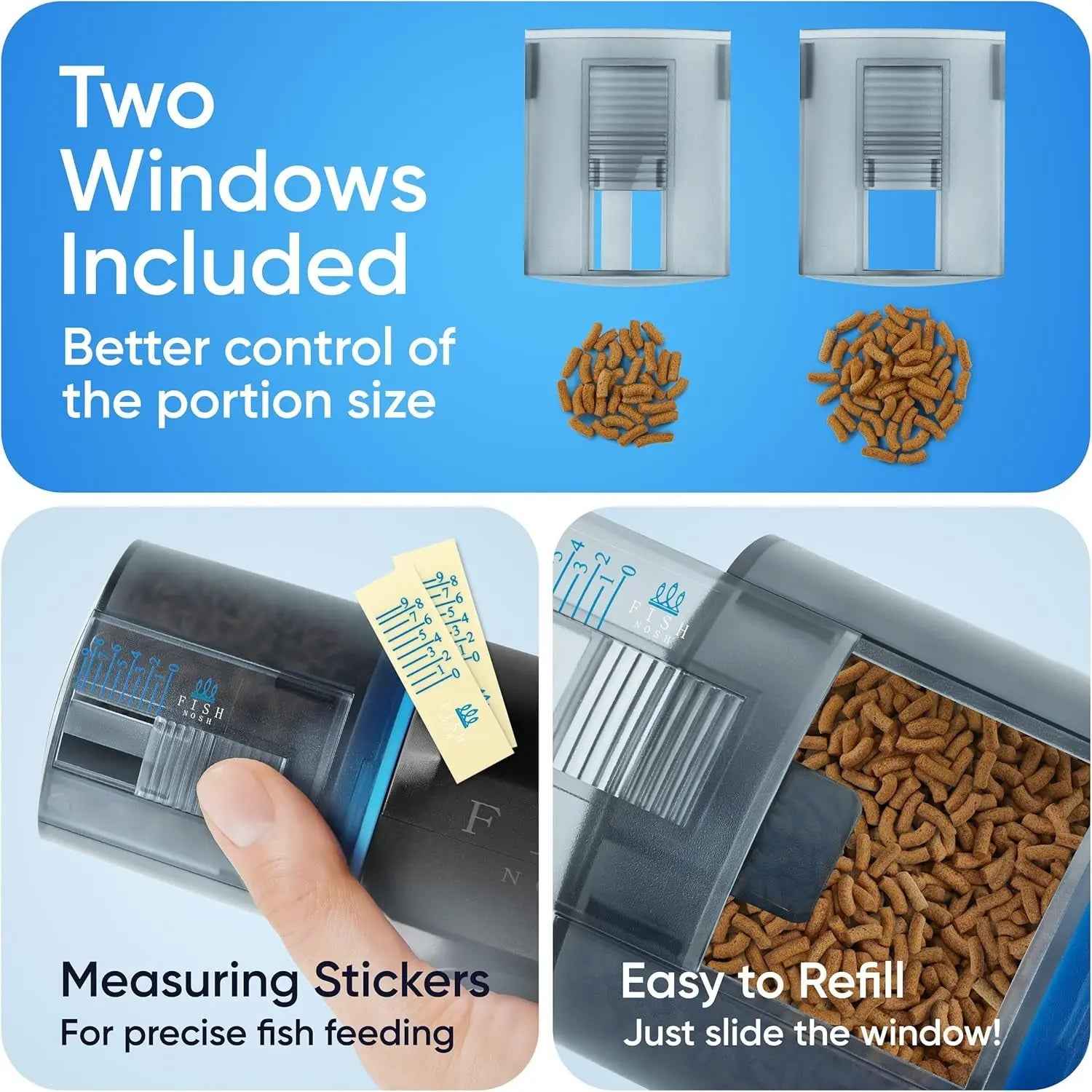Automatic Fish Feeder with Timer Programmable Aquarium Food Dispenser