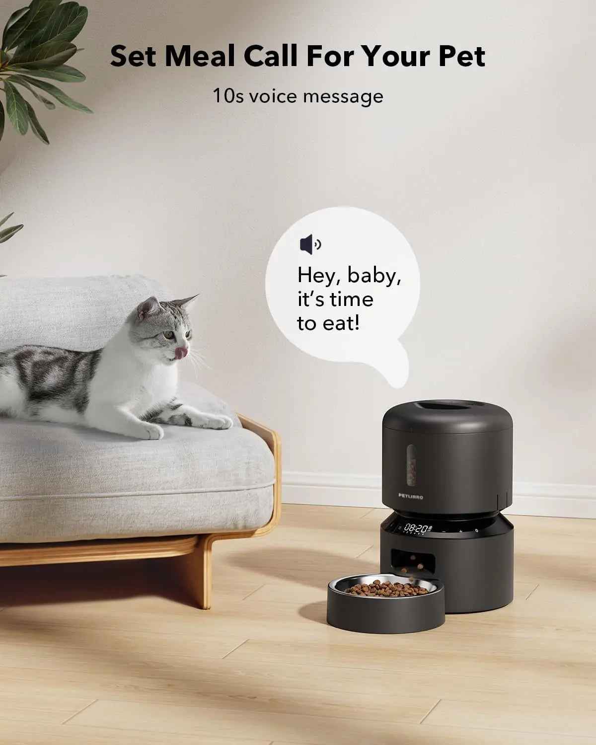 Automatic Pet Feeder 3L/5L with Camera & Voice Call